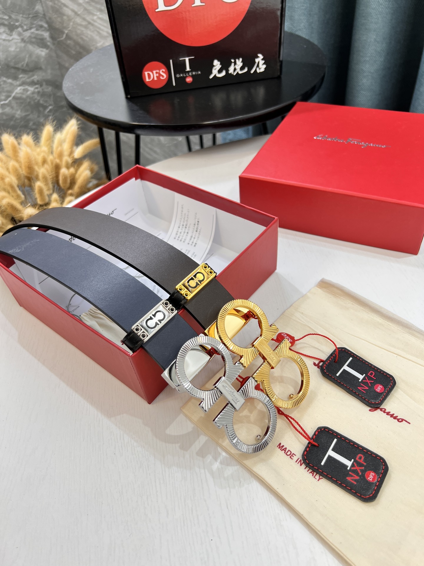 Streetwear Belt Ferragamo 319697 size:3.5cm - vstockx