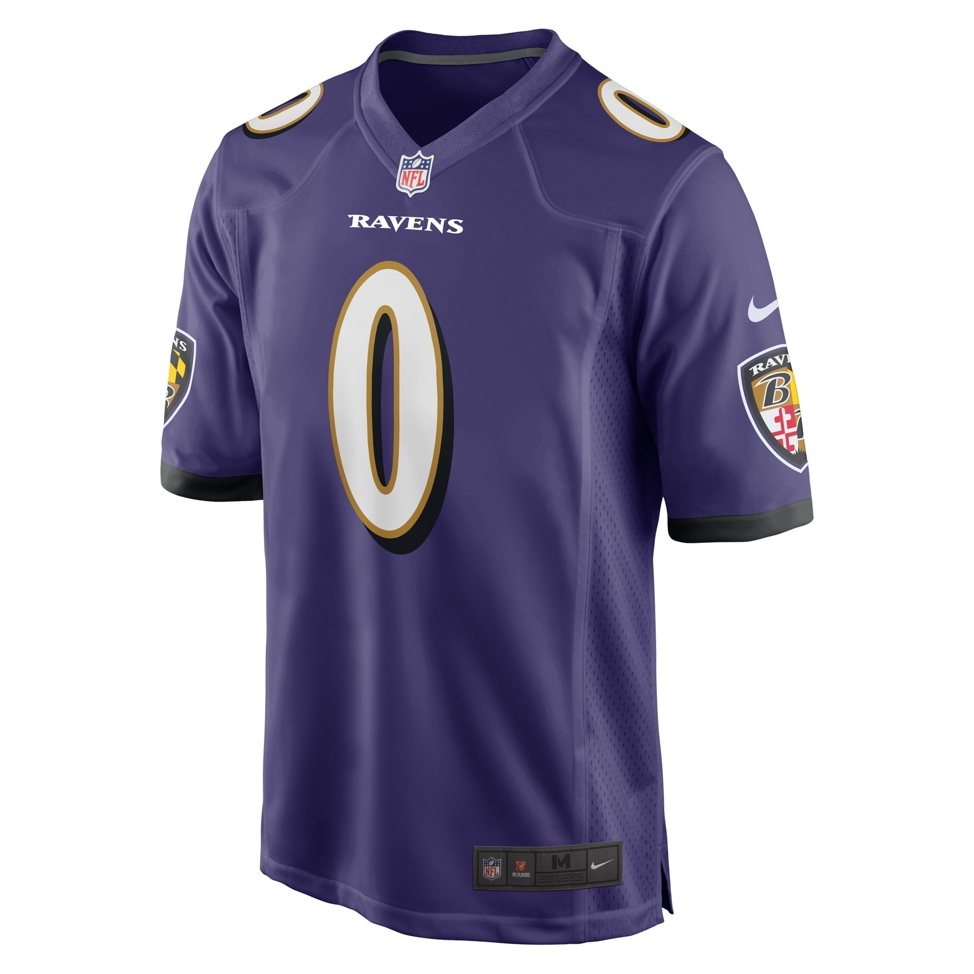 Men's Nike Roquan Smith Purple Baltimore Ravens Team Game Jersey - vstockx