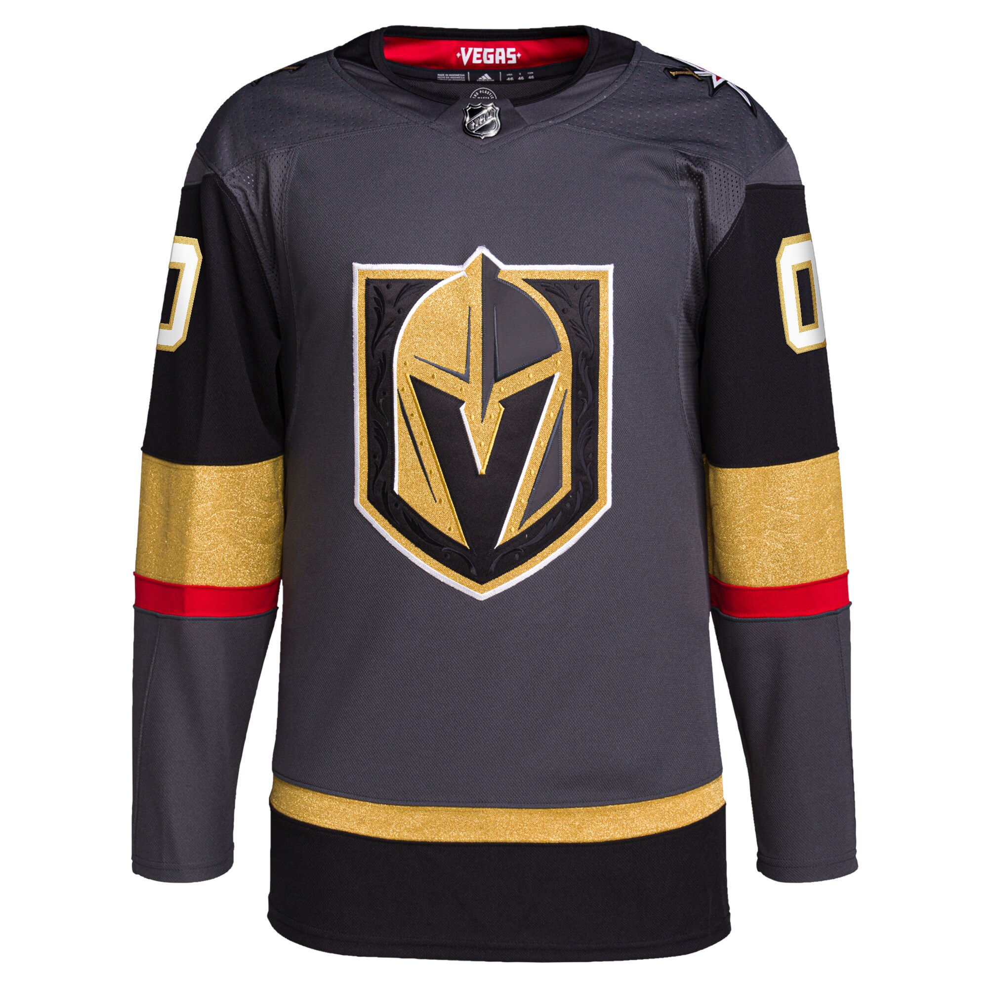 Vegas Golden Knights adidas Alternate Authentic Pro Custom Jersey - Gray - vstockx