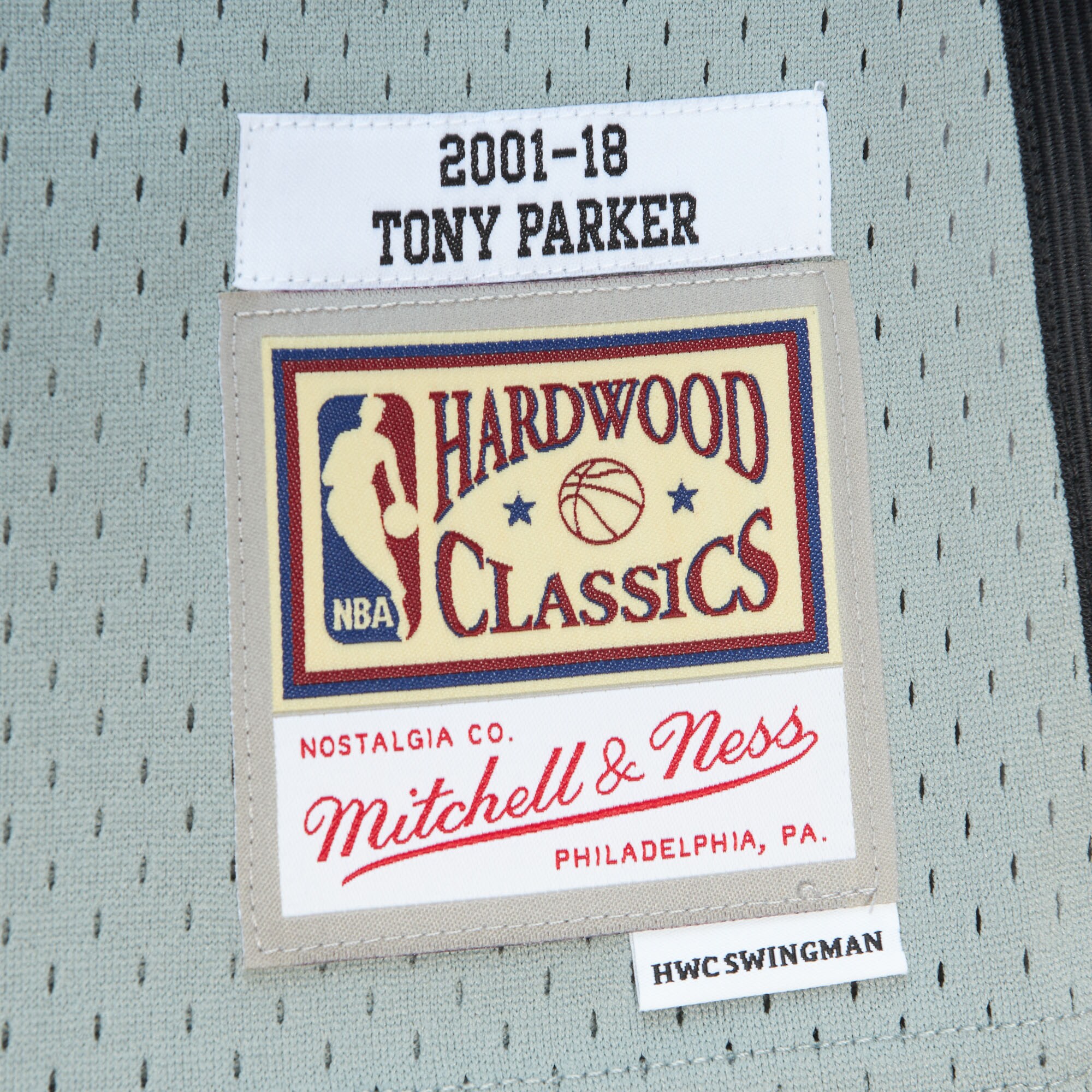 Tony Parker San Antonio Spurs Mitchell & Ness Unisex Hall of Fame Class of 2023 Throwback Swingman Jersey - Gray - vstockx