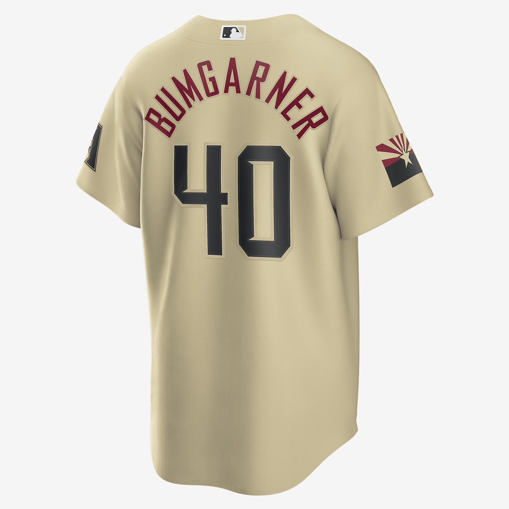 MLB Arizona Diamondbacks City Connect (Madison Bumgarner) Men's Replica Baseball Jersey - Gold - vstockx