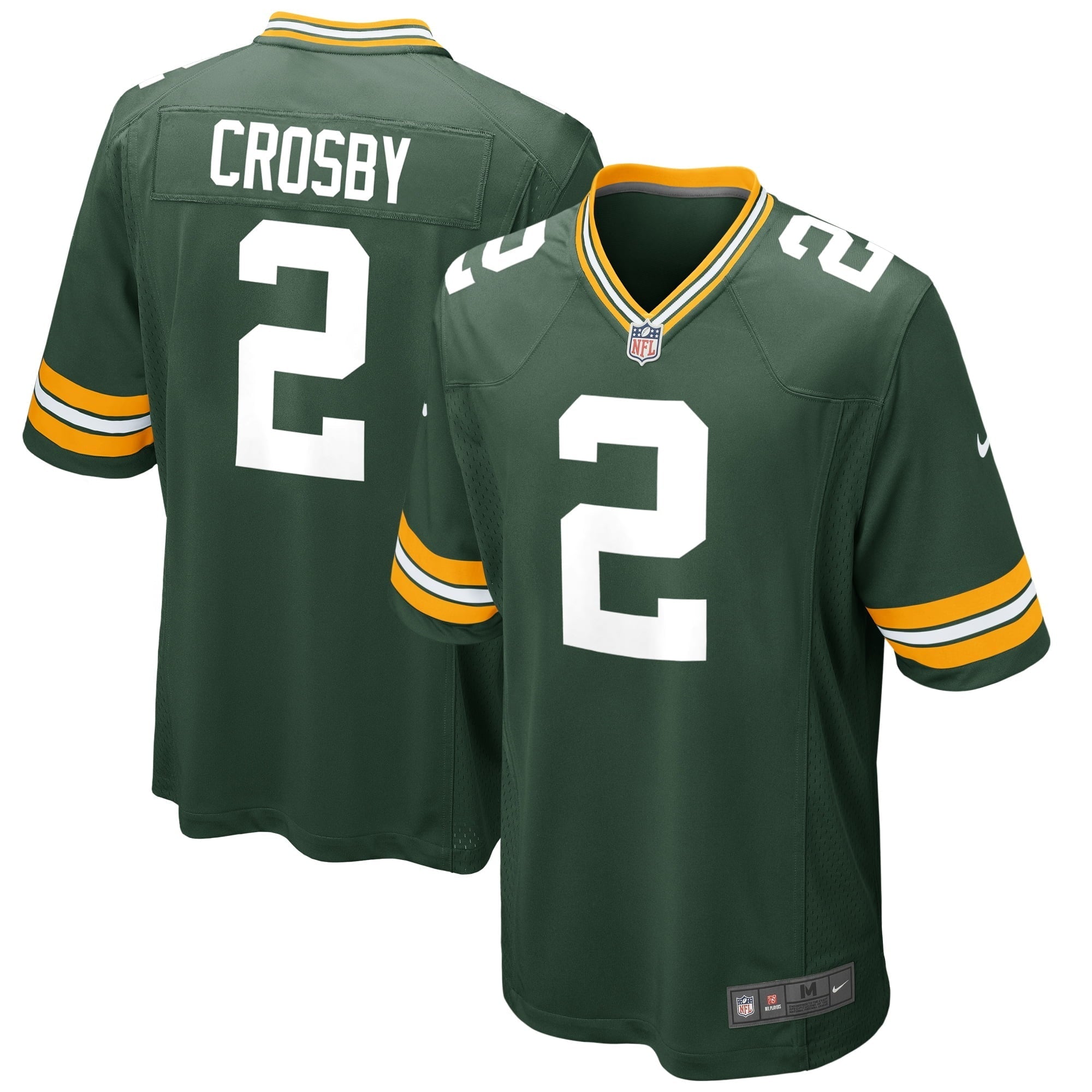 Men's Nike Mason Crosby Green Green Bay Packers Game Jersey - vstockx