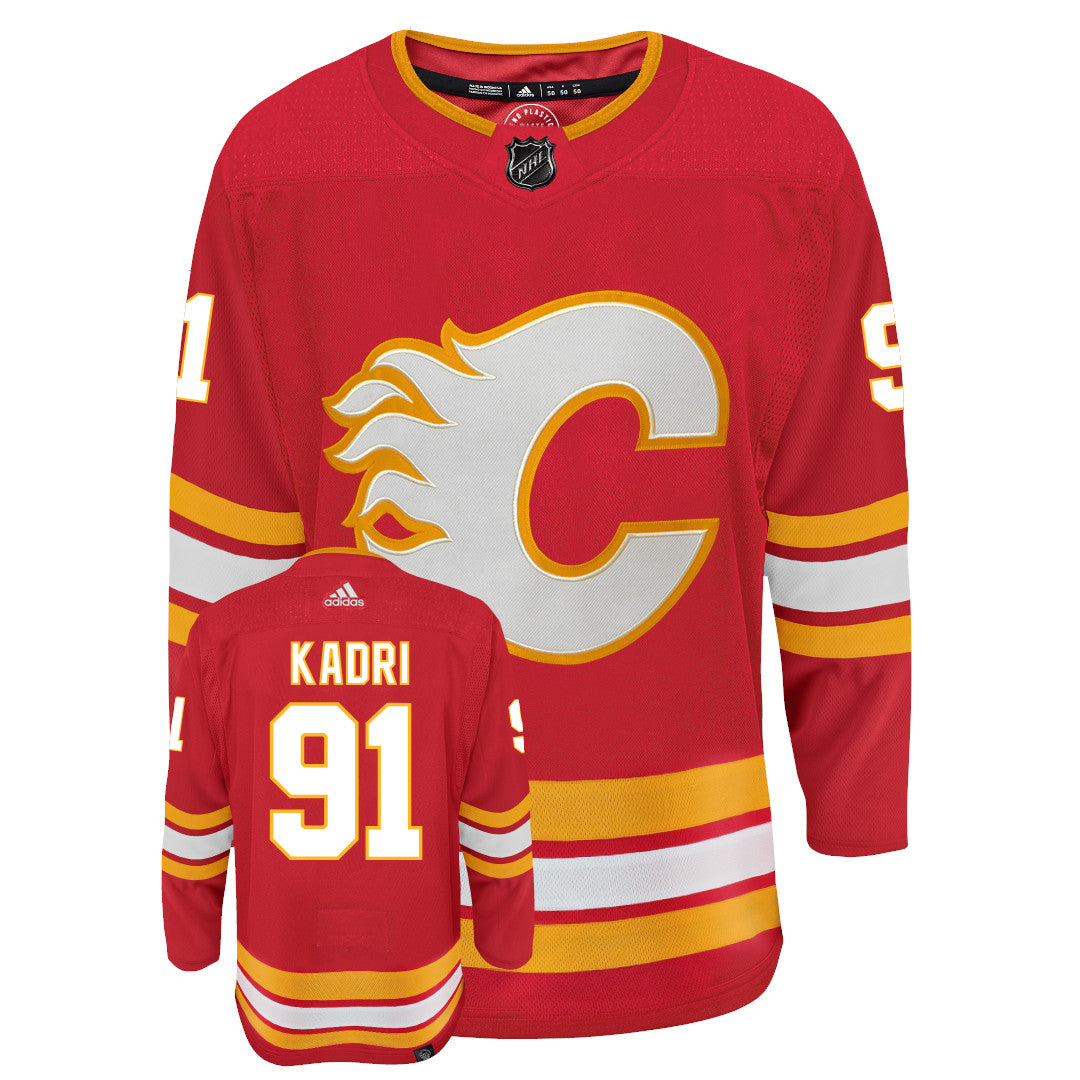 Nazem Kadri Calgary Flames Adidas Primegreen Authentic NHL Hockey Jersey - vstockx