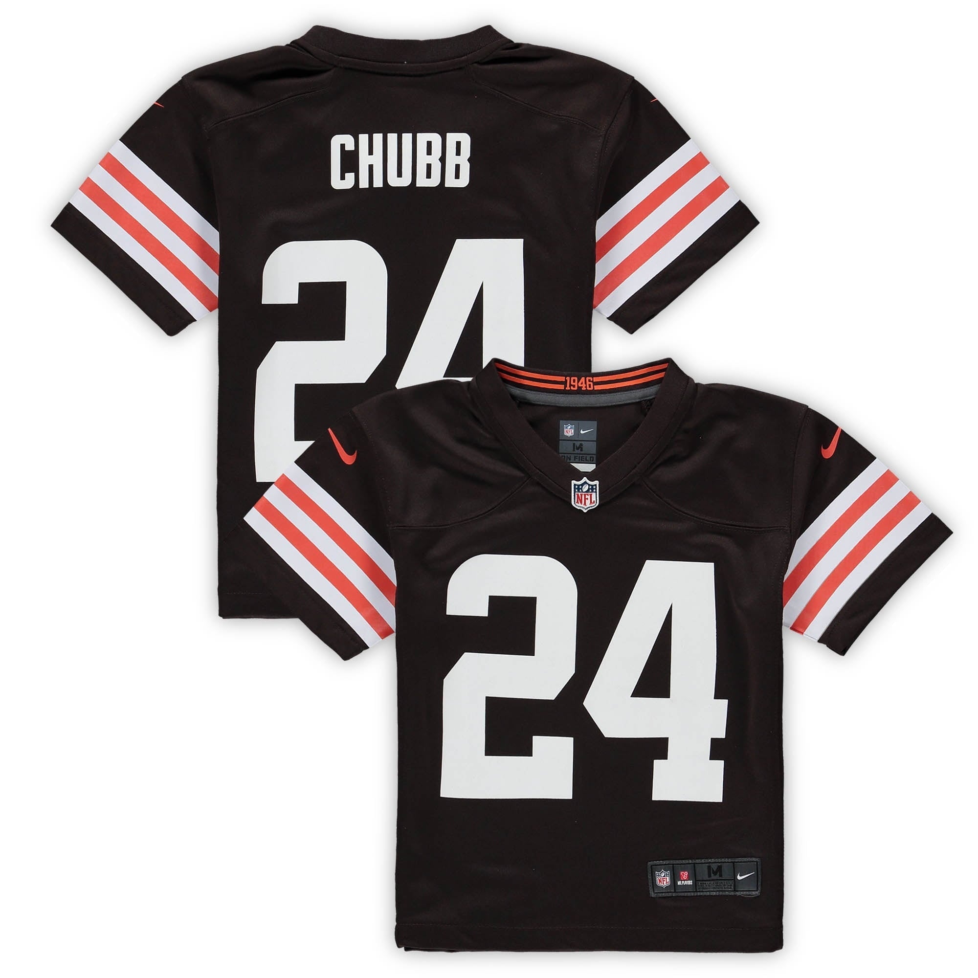 Preschool Nike Nick Chubb Brown Cleveland Browns Game Jersey - vstockx