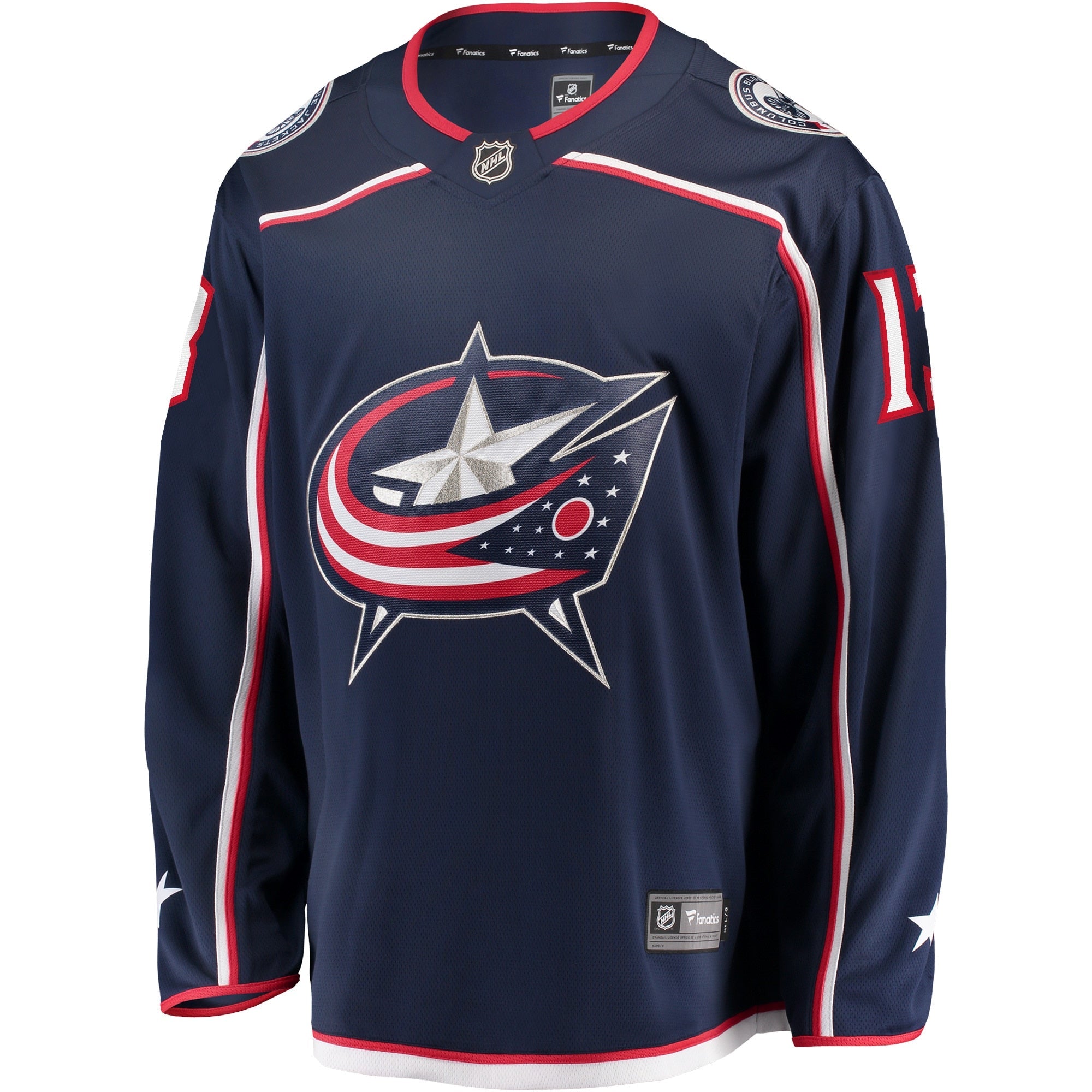 Men's Fanatics Branded Johnny Gaudreau Navy Columbus Blue Jackets 2022 Breakaway Player Jersey - vstockx