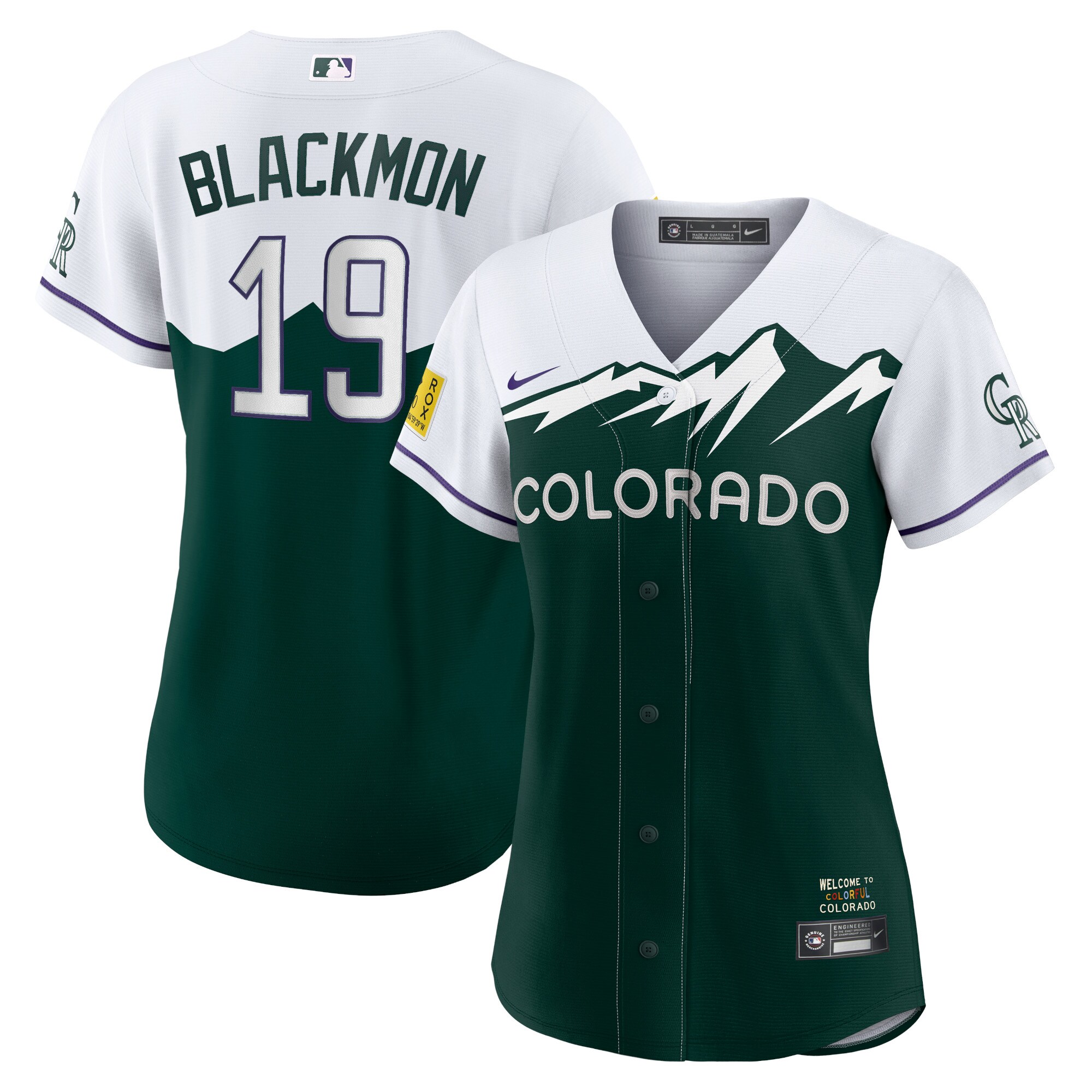 Charlie Blackmon Colorado Rockies Nike Women's 2022 City Connect Replica Player Jersey - Green - vstockx