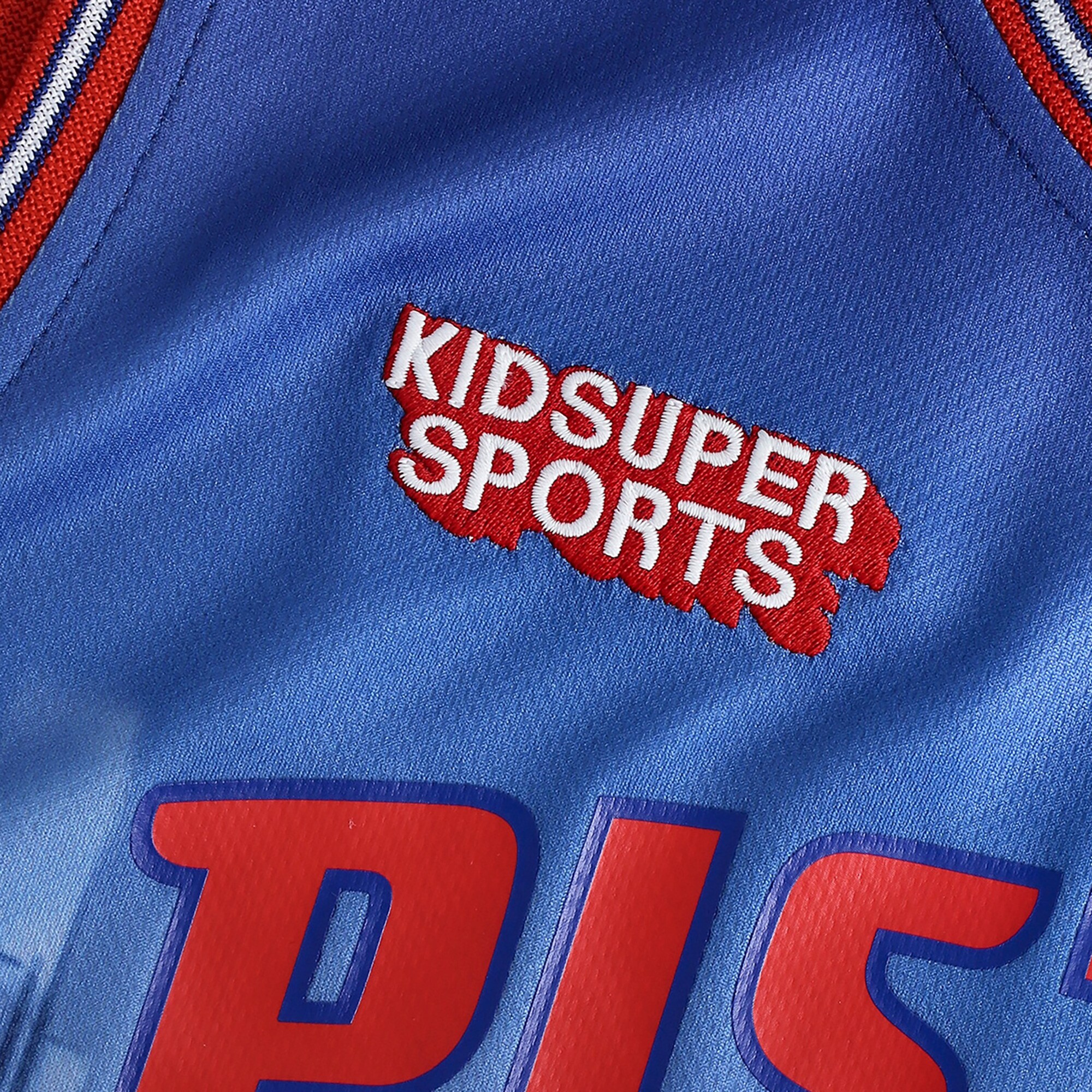 Detroit Pistons NBA & KidSuper Studios by Fanatics Unisex Hometown Jersey - Red - vstockx