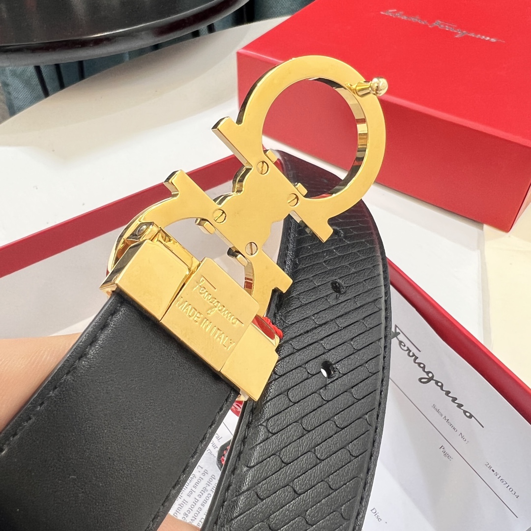 Streetwear Belt Ferragamo 319612 size:3.5cm - vstockx