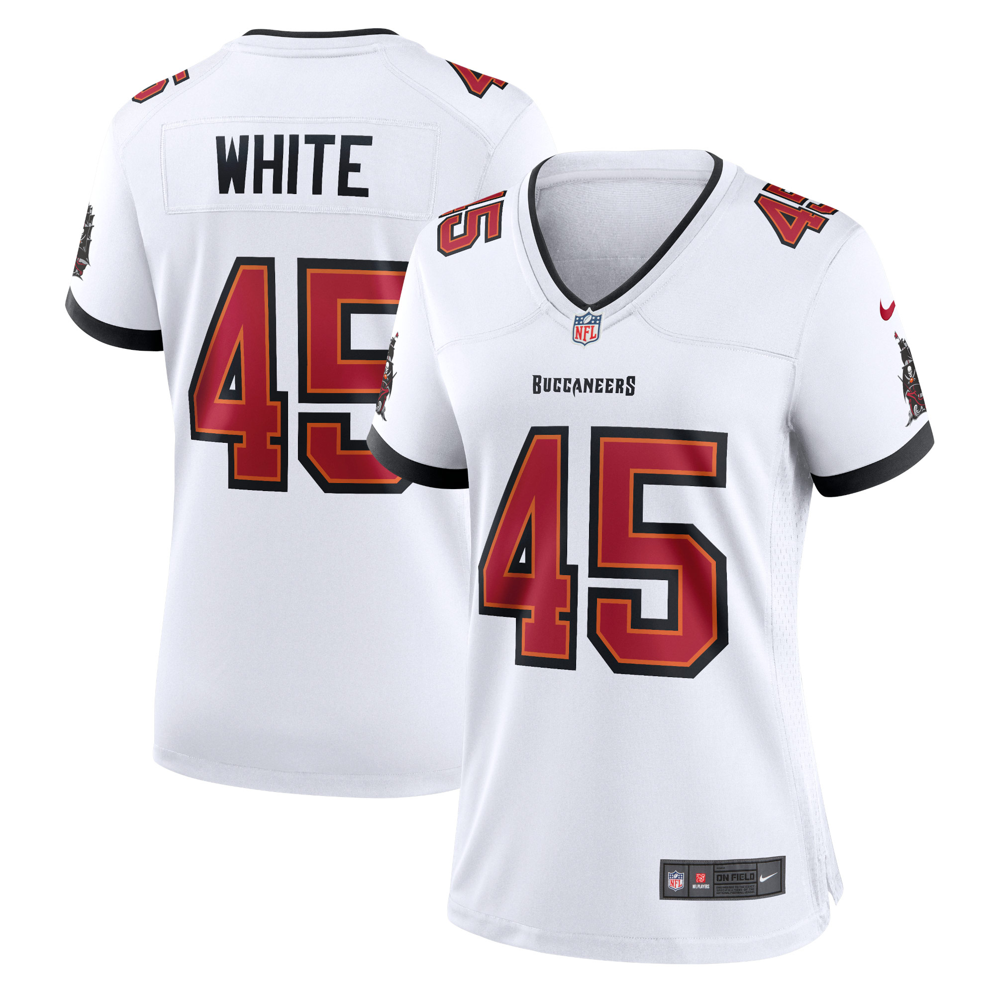 Devin White Tampa Bay Buccaneers Nike Women's Game Jersey - White - vstockx
