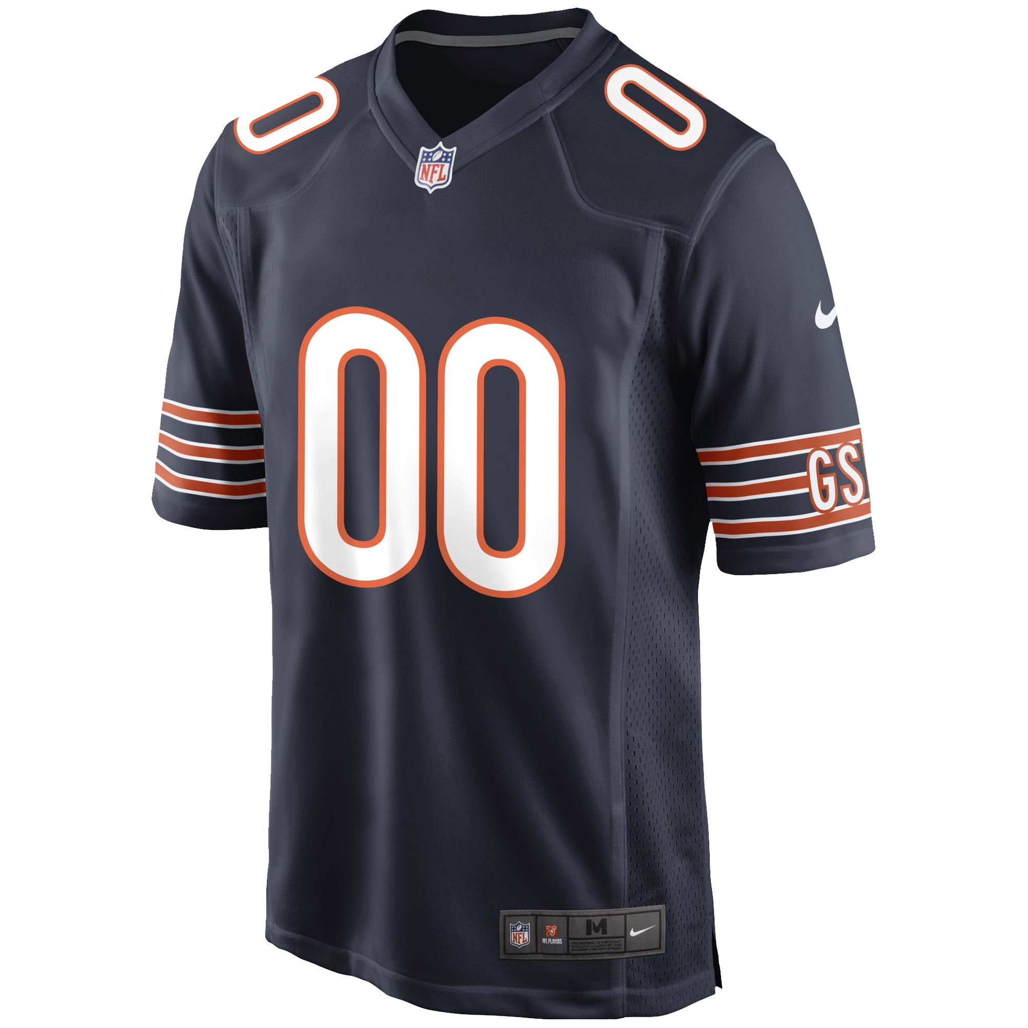 Chicago Bears Nike Custom Game Jersey - Navy - vstockx