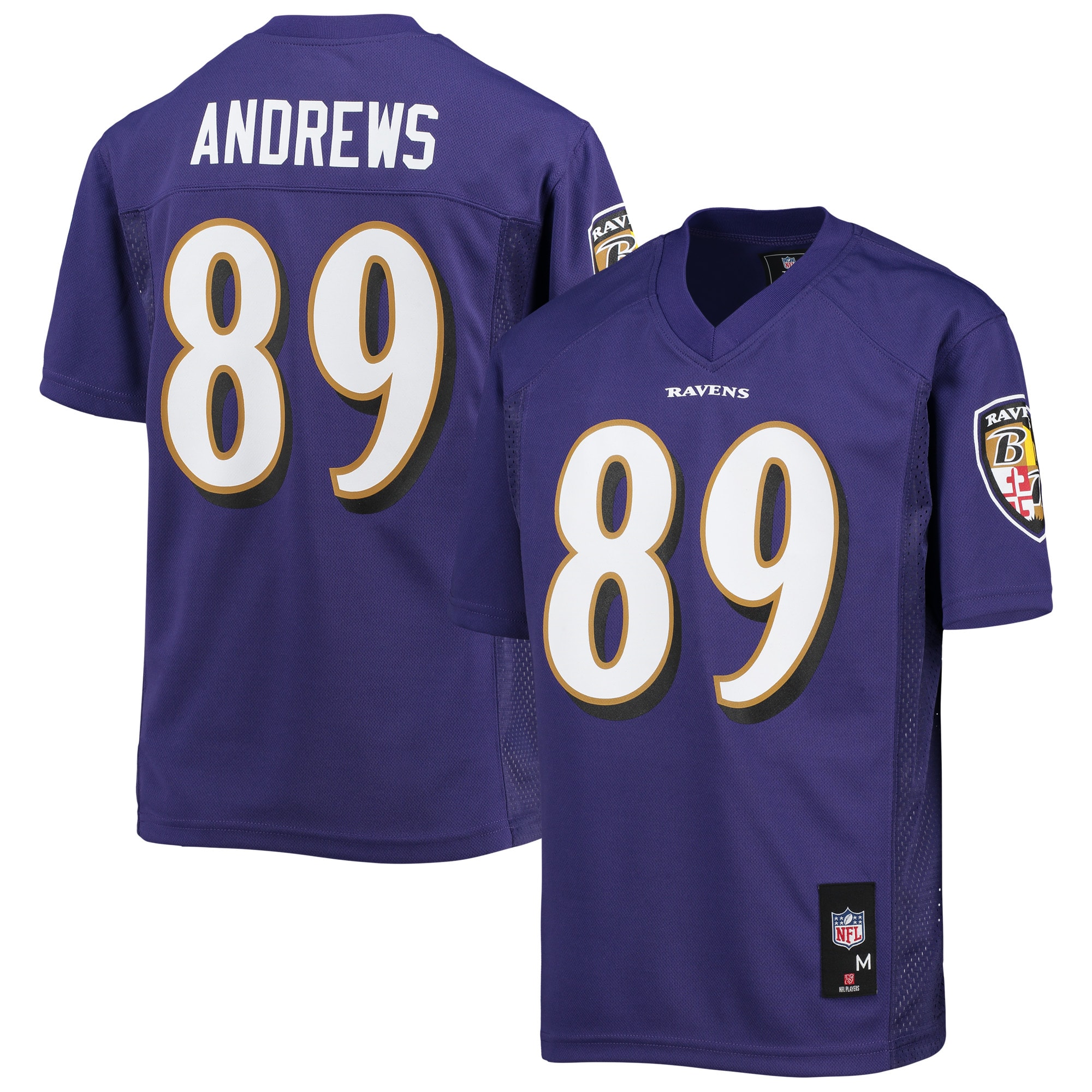 Mark Andrews Baltimore Ravens Youth Replica Player Jersey - Purple - vstockx
