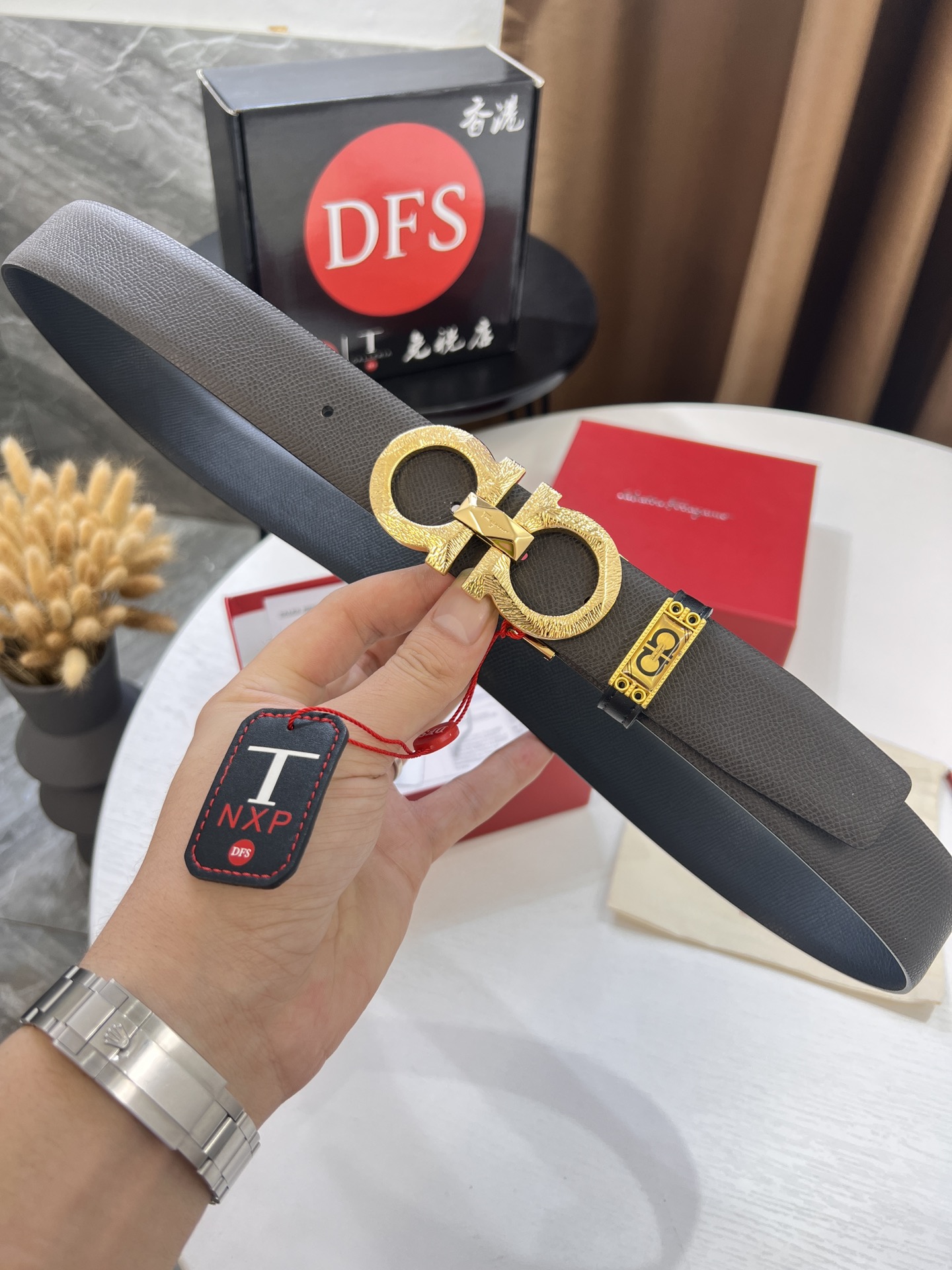 Streetwear Belt Ferragamo 320154 size:3.5cm - vstockx