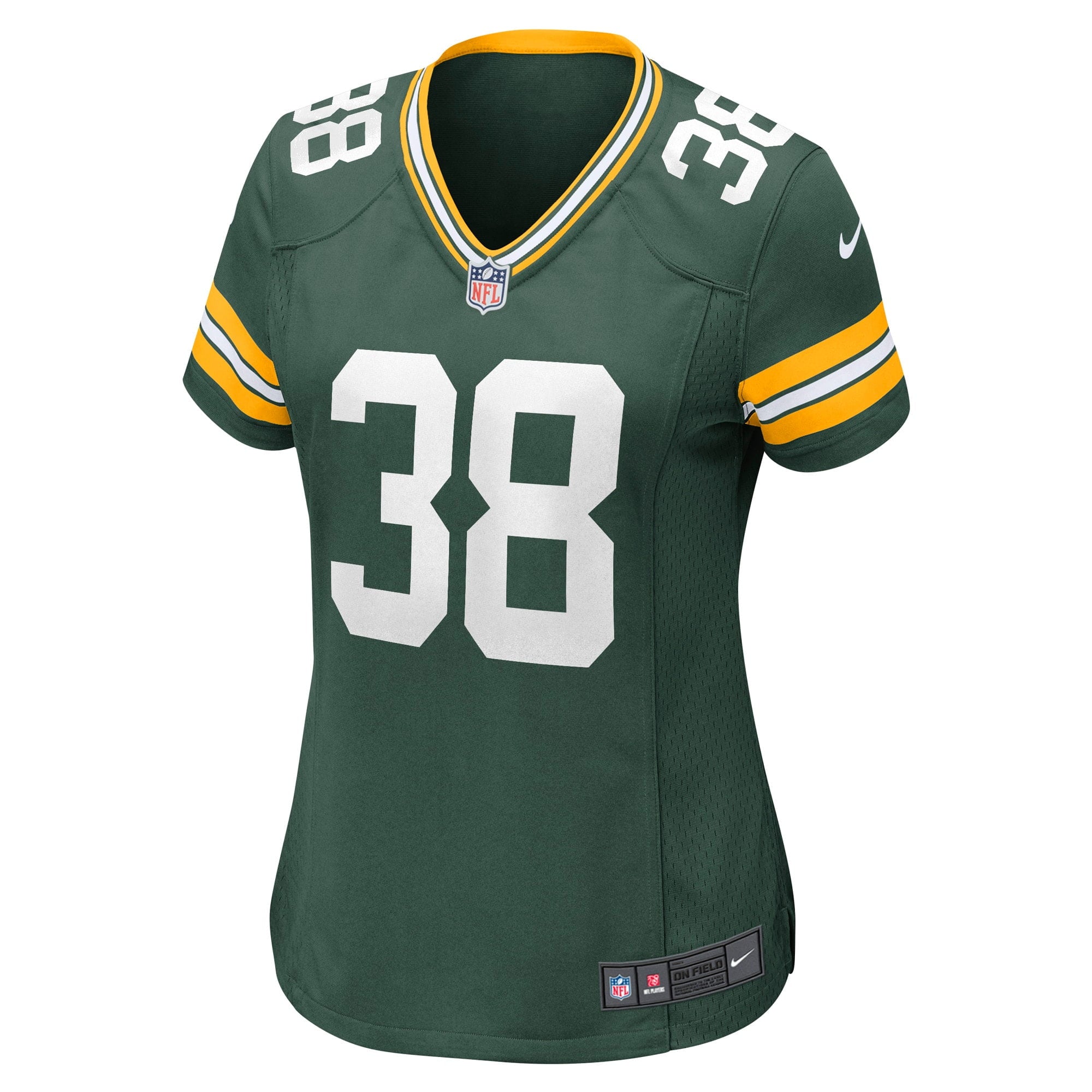 Women's Nike Innis Gaines Green Green Bay Packers Game Jersey - vstockx