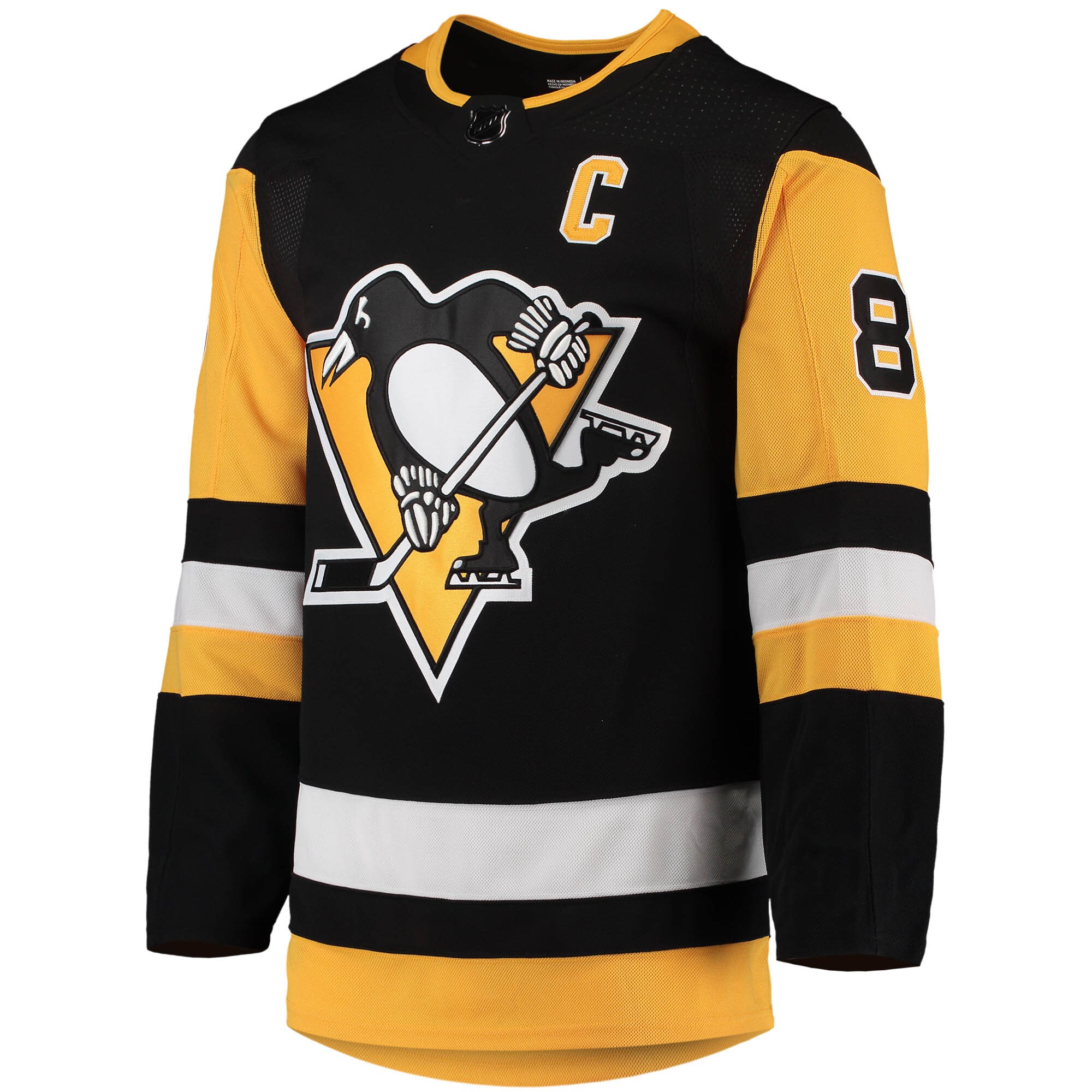 Sidney Crosby Pittsburgh Penguins adidas Home Primegreen Authentic Pro Player Jersey - Black - vstockx