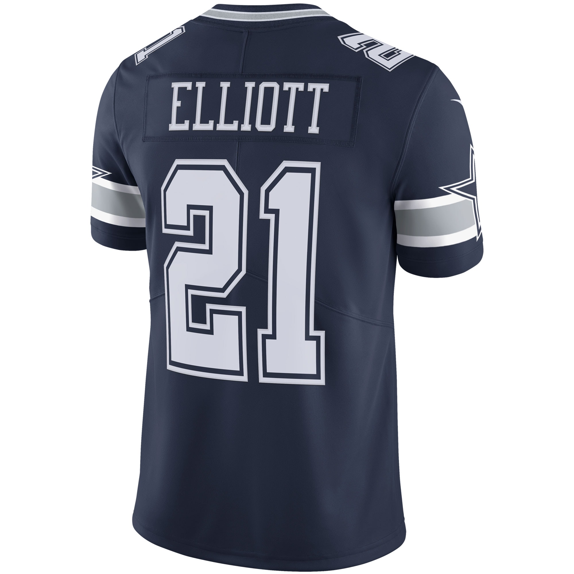 Ezekiel Elliott Dallas Cowboys Nike Vapor Limited Jersey - Navy - vstockx