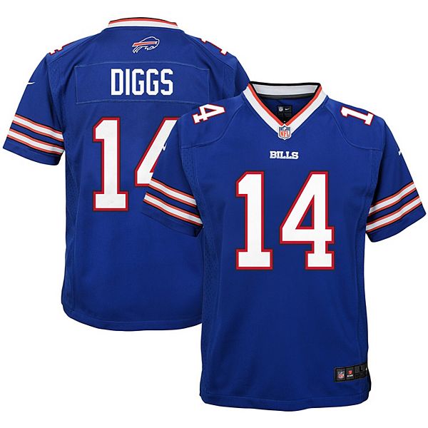 Youth Buffalo Bills Stefon Diggs Game Jersey Navy - vstockx