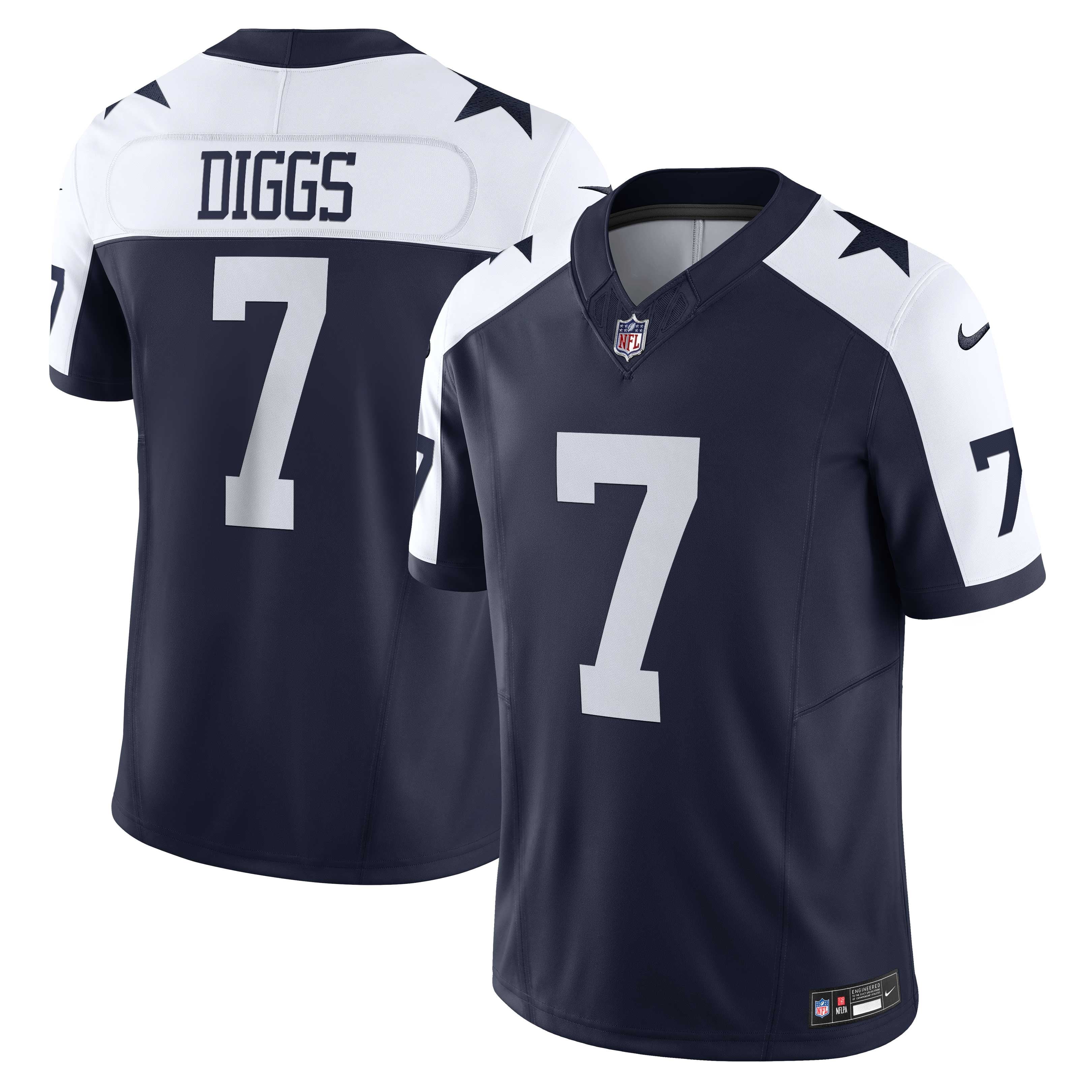 Men's Nike Trevon Diggs Navy Dallas Cowboys Vapor F.U.S.E. Limited Jersey - vstockx