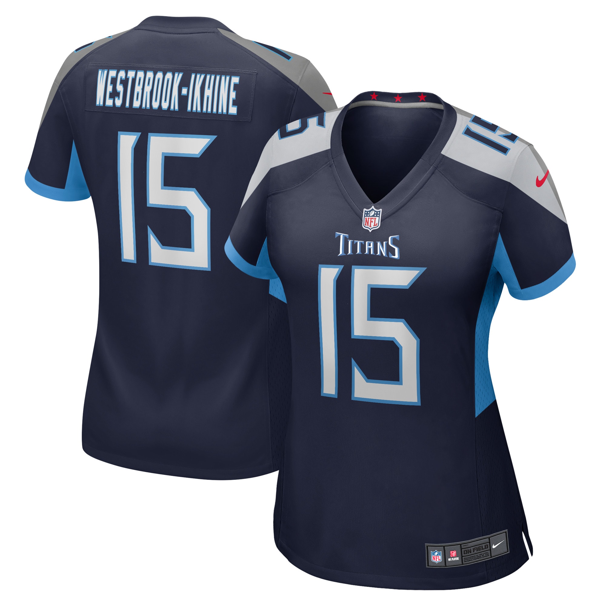 Nick Westbrook-Ikhine Tennessee Titans Nike Women's Game Player Jersey - Navy - vstockx