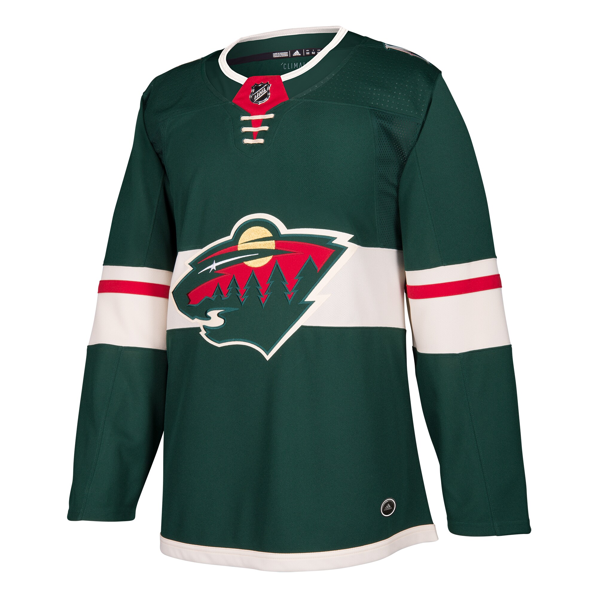 Minnesota Wild adidas Home Authentic Blank Jersey - Green - vstockx