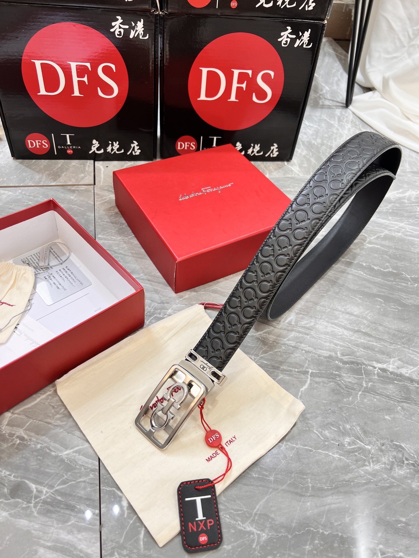 Streetwear Belt Ferragamo 319874 size:3.5cm - vstockx