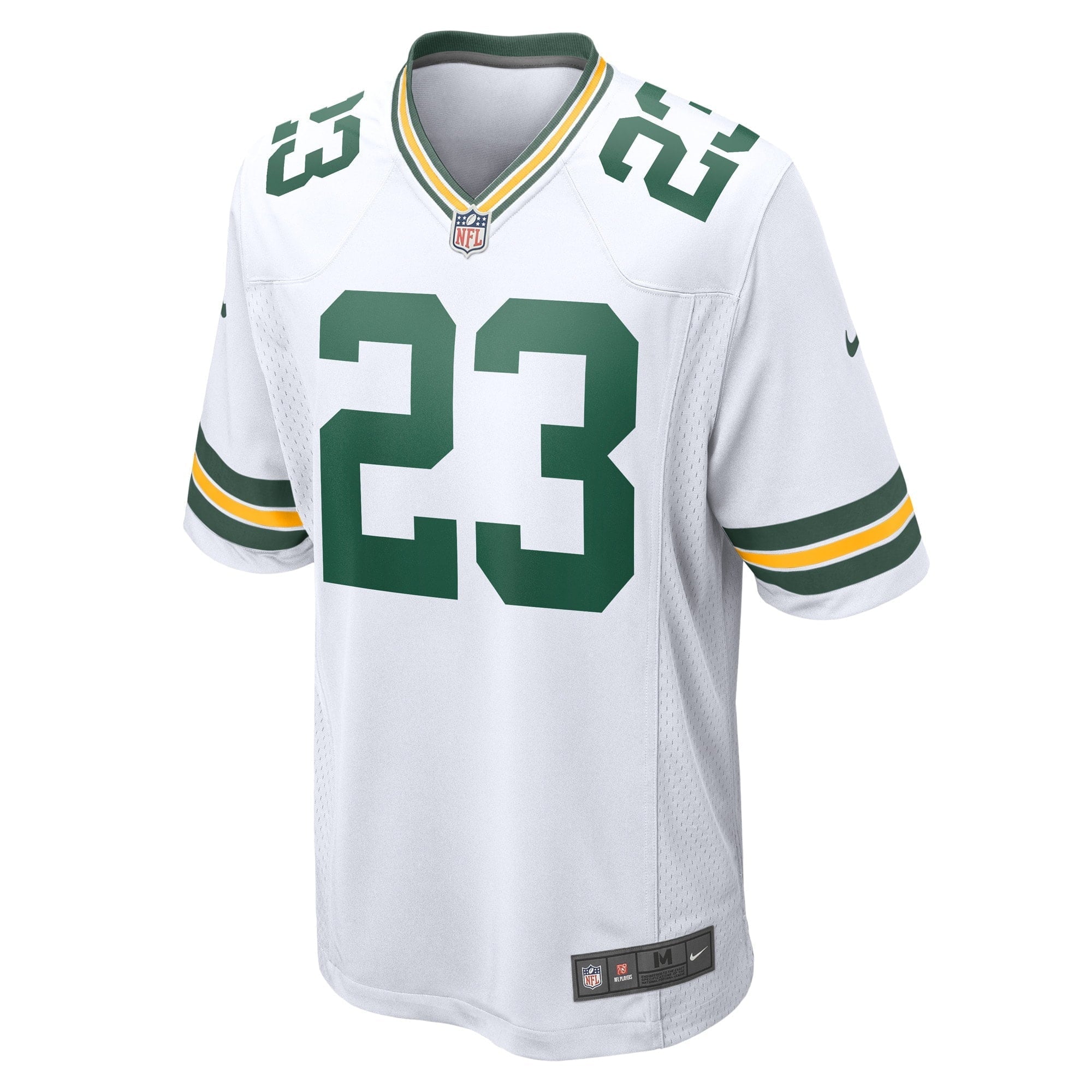 Men's Nike Jaire Alexander White Green Bay Packers Game Player Jersey - vstockx