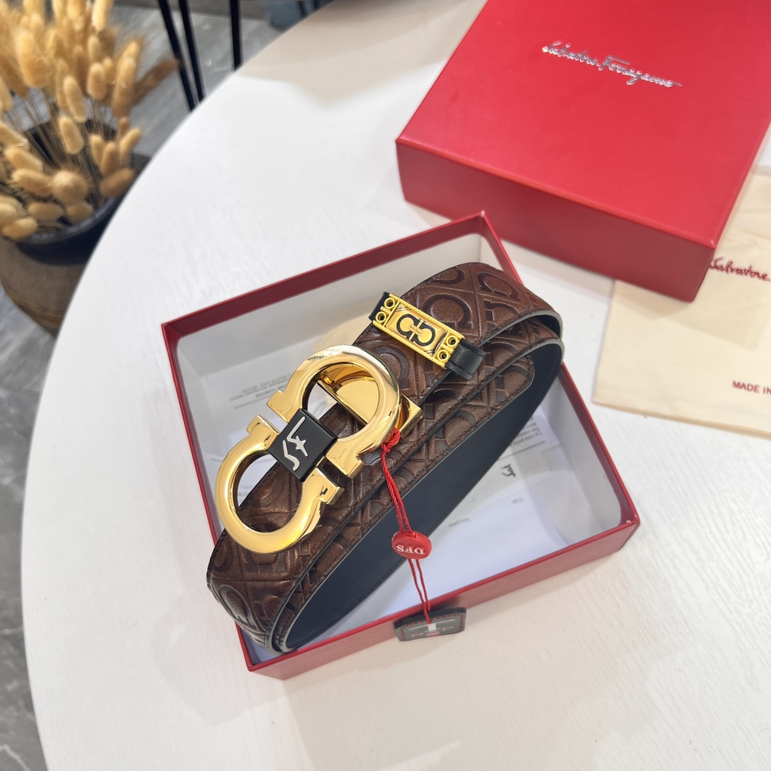 Streetwear Belt Ferragamo 319605 size:3.5cm - vstockx