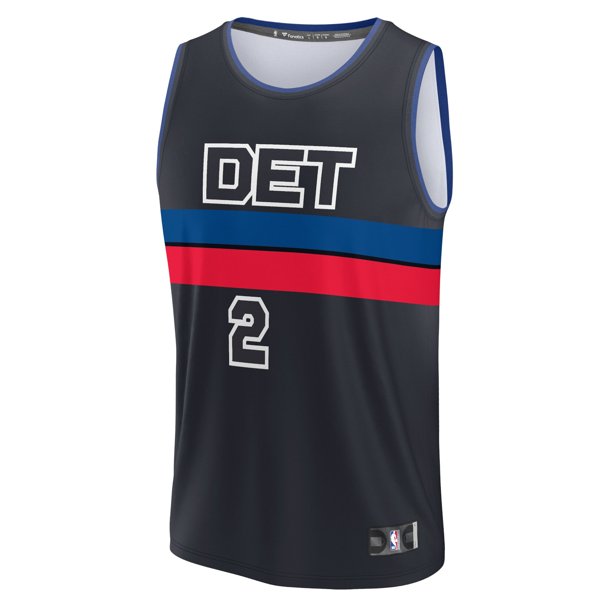 Cade Cunningham Detroit Pistons Fanatics Branded Youth 2021/22 Fast Break Player Jersey Black - Statement Edition - vstockx