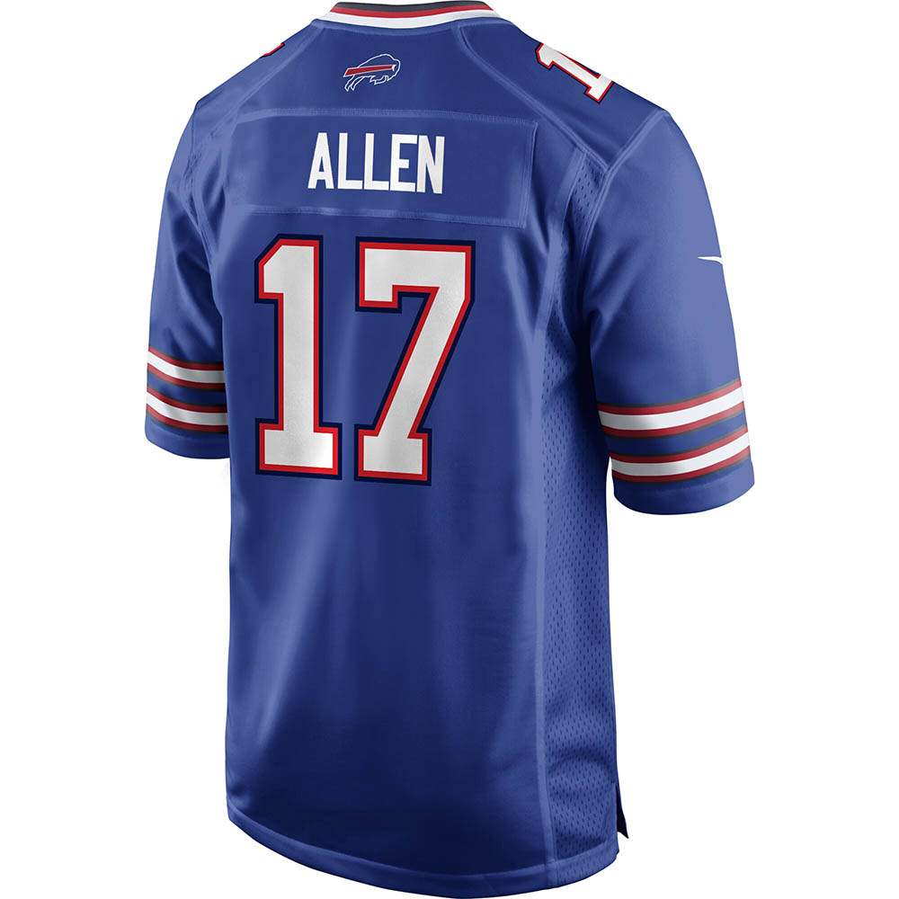 Youth Buffalo Bills Josh Allen Game Player Jersey Royal - vstockx
