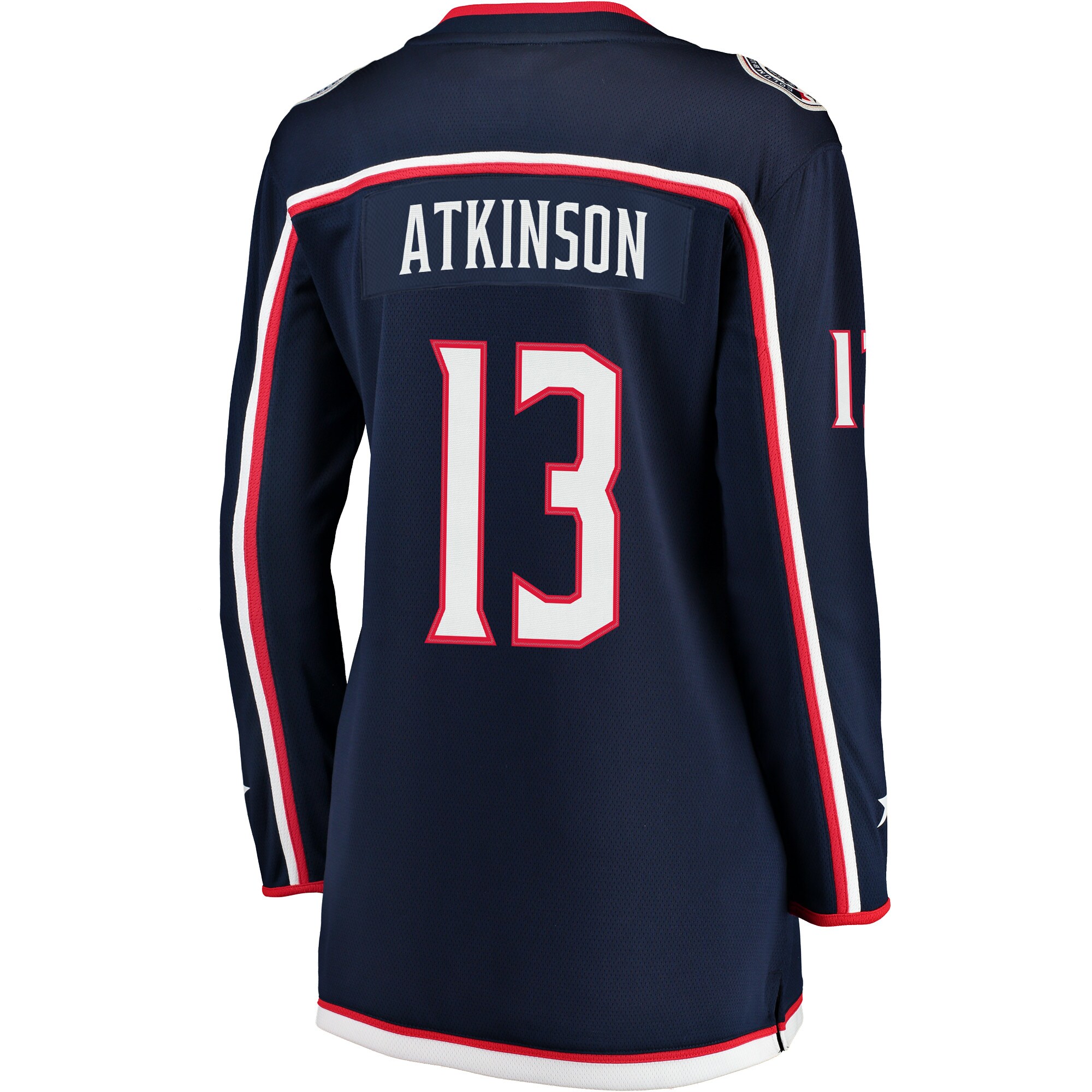 Cam Atkinson Columbus Blue Jackets Fanatics Branded Women's Breakaway Jersey - Navy - vstockx