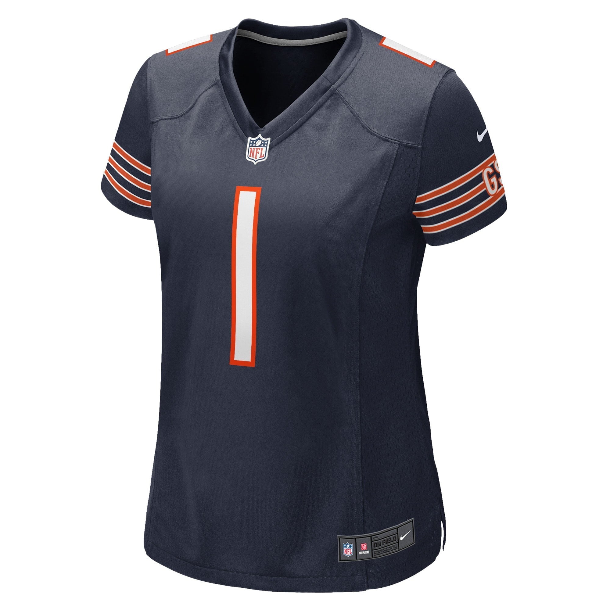 Women's Nike Justin Fields Navy Chicago Bears Player Game Jersey - vstockx