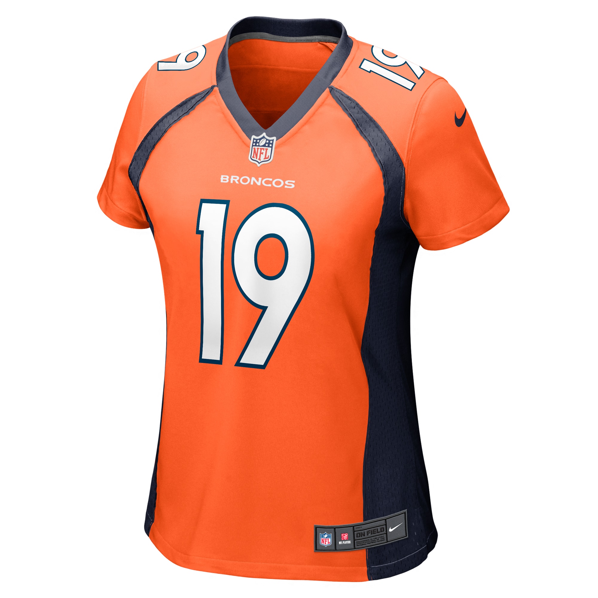 Marvin Mims Jr Denver Broncos Nike Women's Team Game Jersey - Orange - vstockx