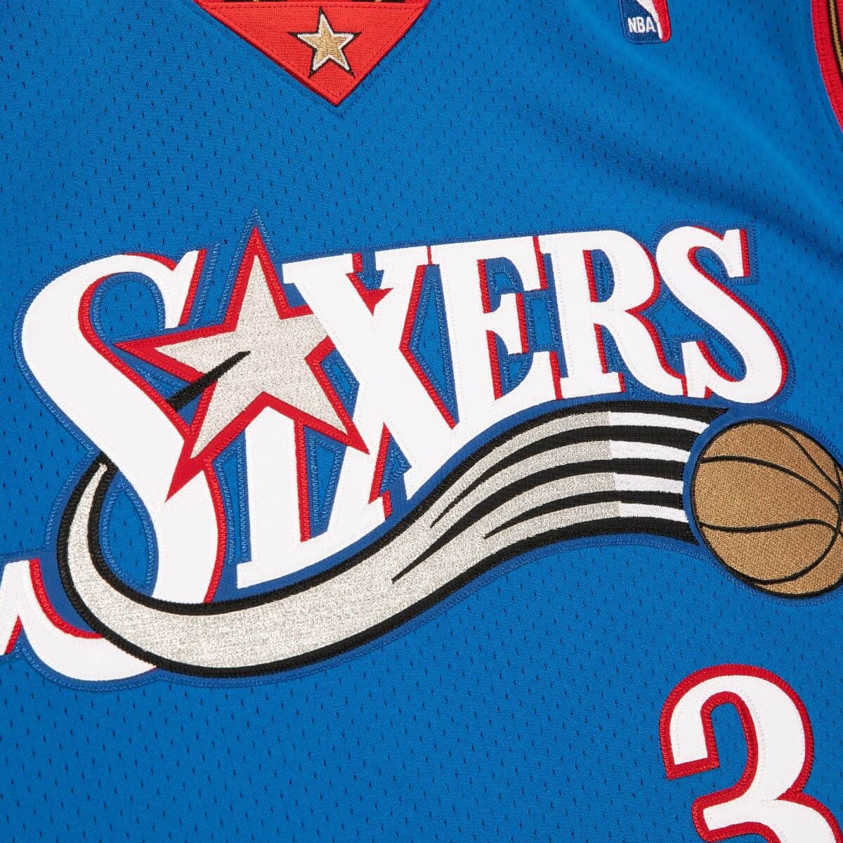 Authentic Allen Iverson Philadelphia 76ers 1999-00 Jersey - vstockx