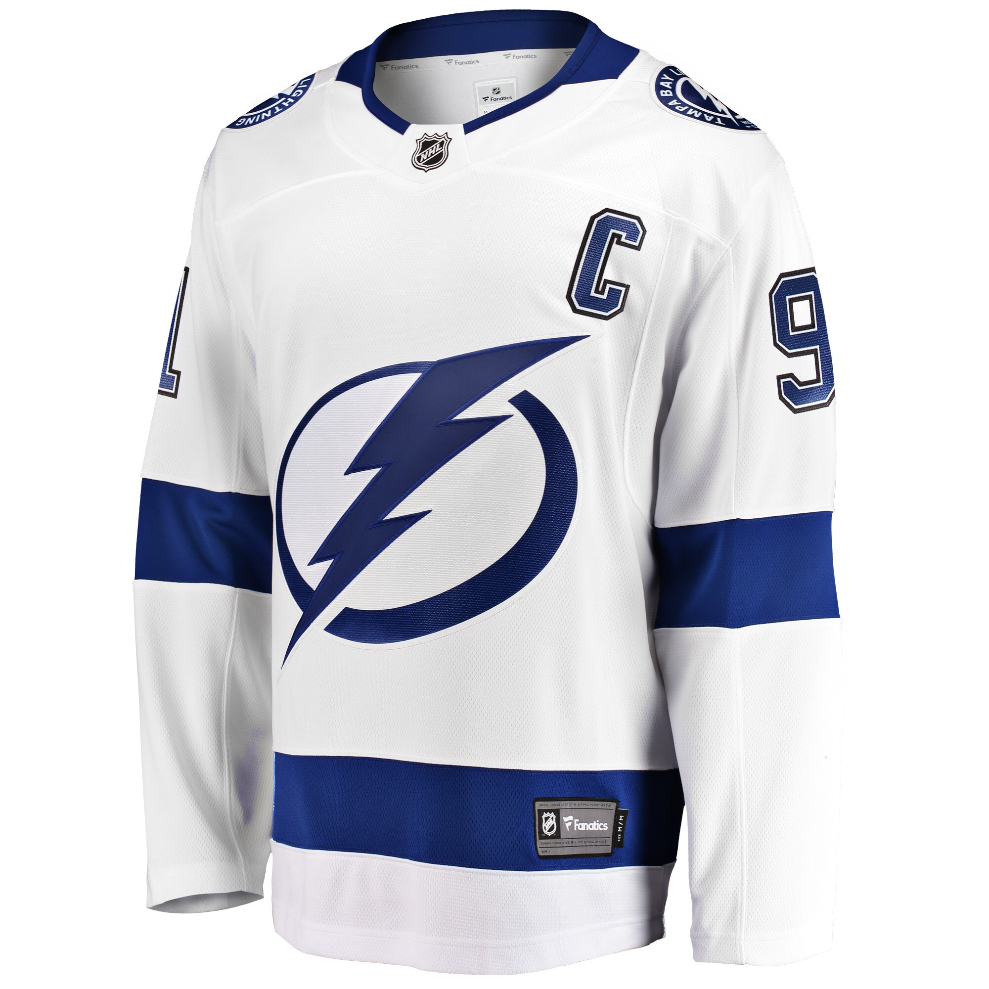 Steven Stamkos Tampa Bay Lightning Fanatics Branded Breakaway Player Jersey - White - vstockx