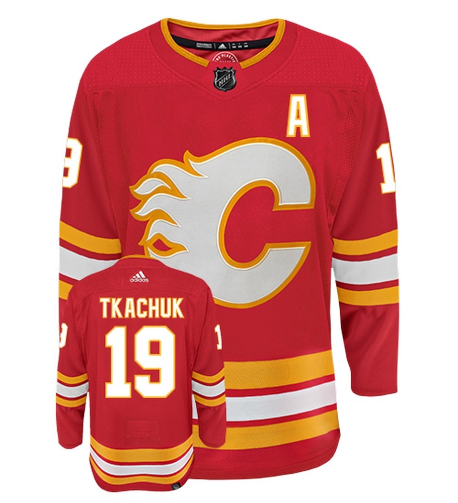Matthew Tkachuk Calgary Flames Adidas Primegreen Authentic NHL Hockey Jersey - vstockx