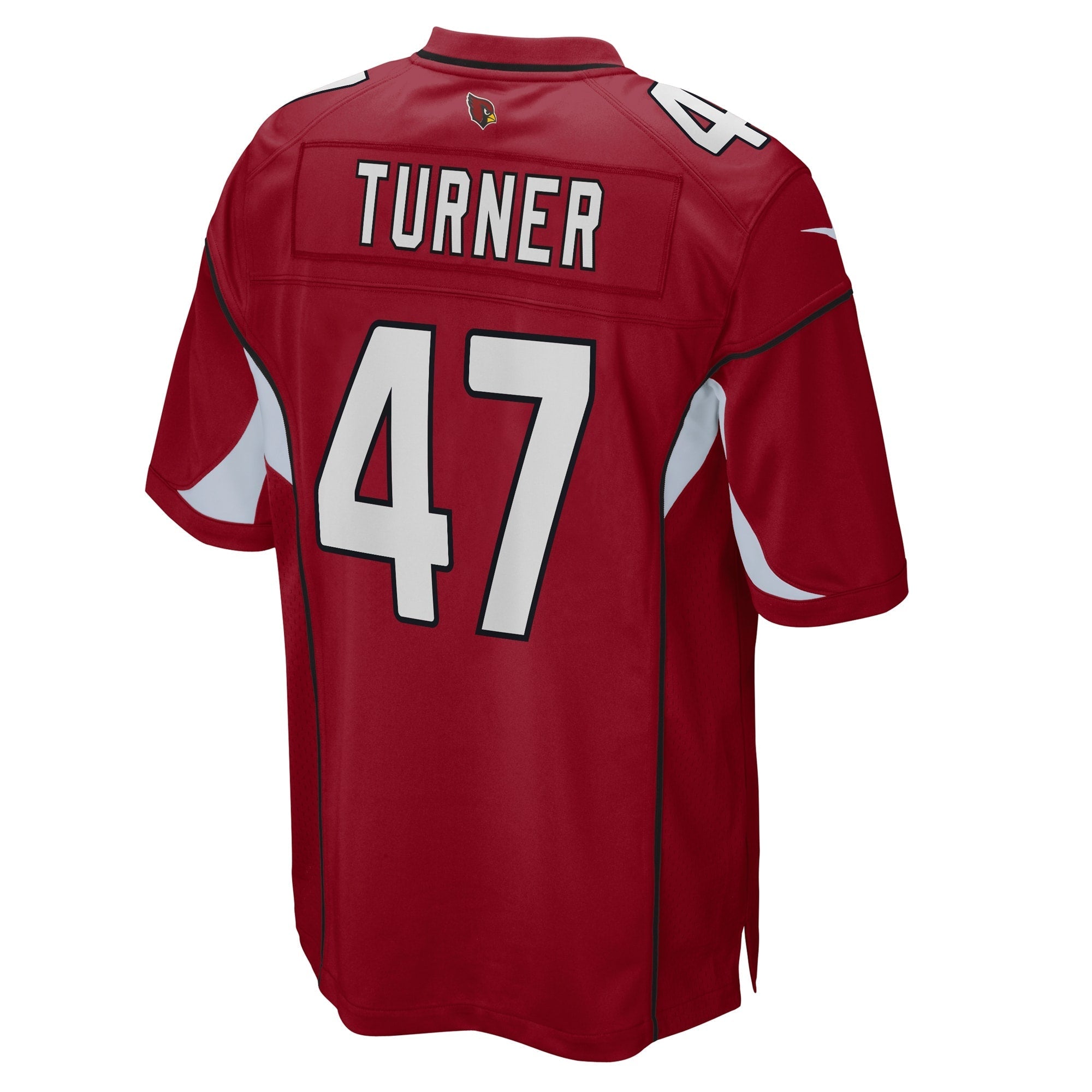 Men's Nike Ezekiel Turner Cardinal Arizona Cardinals Game Jersey - vstockx