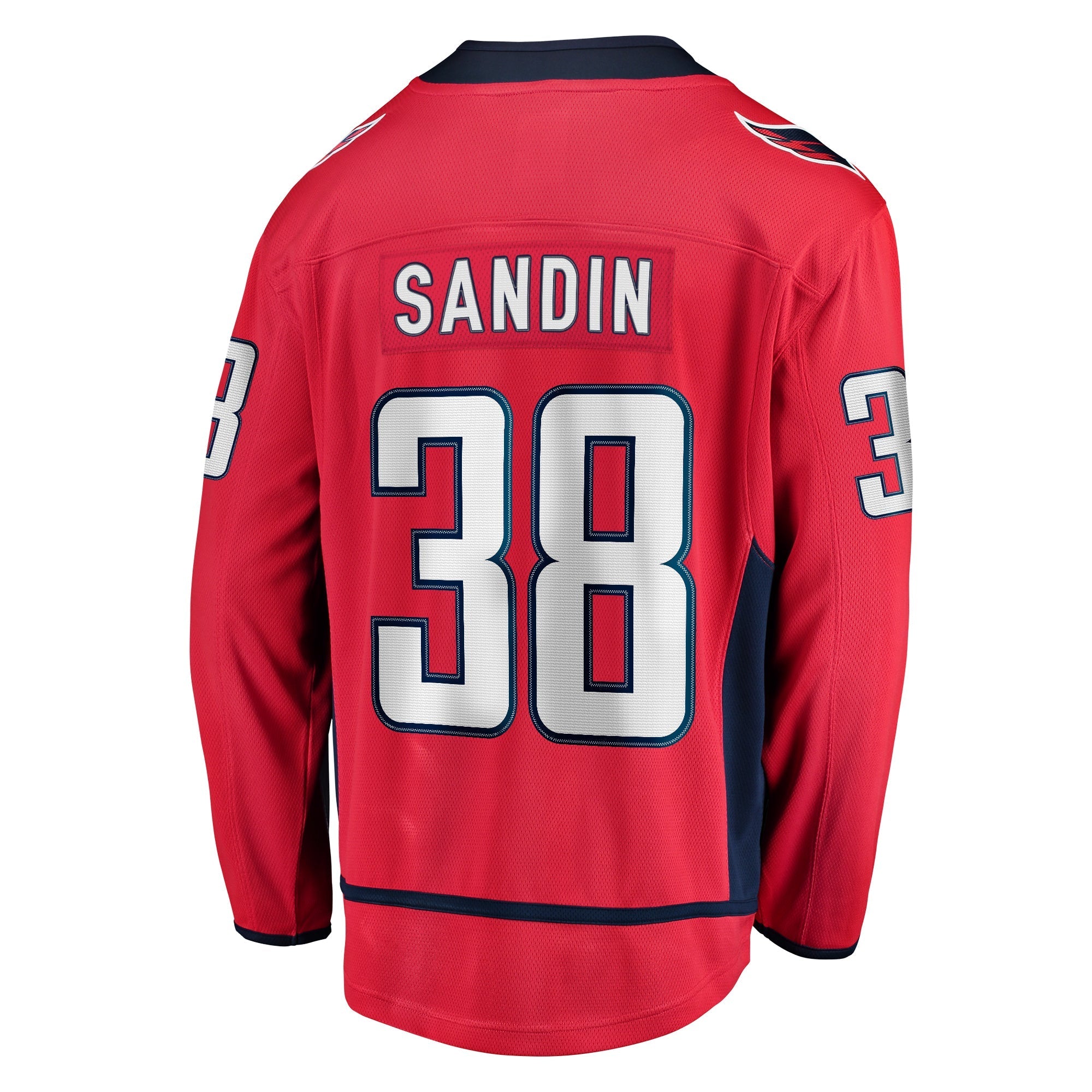 Men's Fanatics Branded Rasmus Sandin Red Washington Capitals Home Breakaway Jersey - vstockx