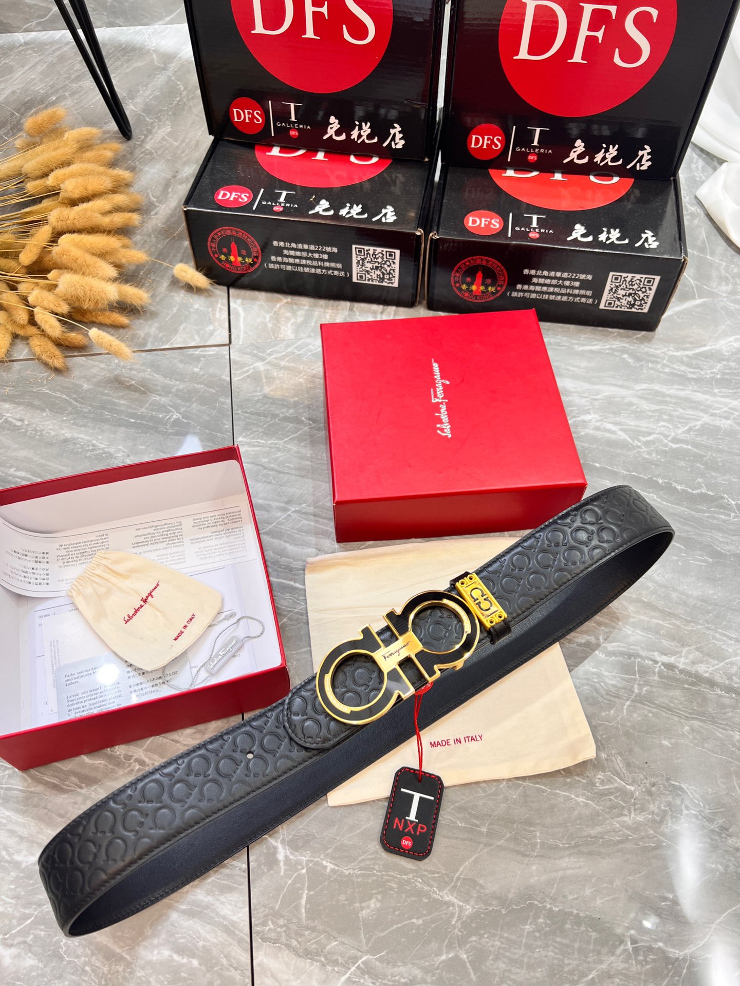 Streetwear Belt Ferragamo 320007 size:3.5cm - vstockx