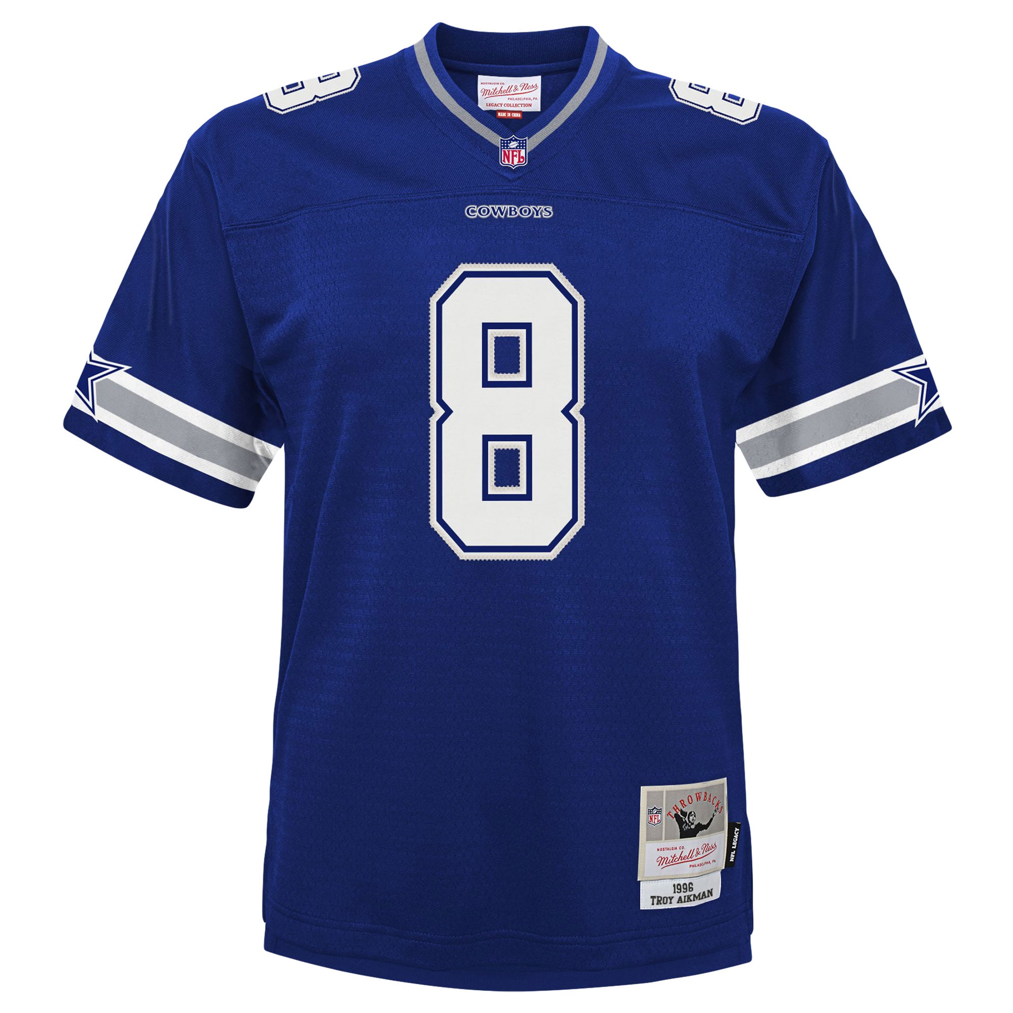 Troy Aikman Dallas Cowboys Mitchell & Ness Infant 1996 Retired Legacy Jersey - Navy - vstockx