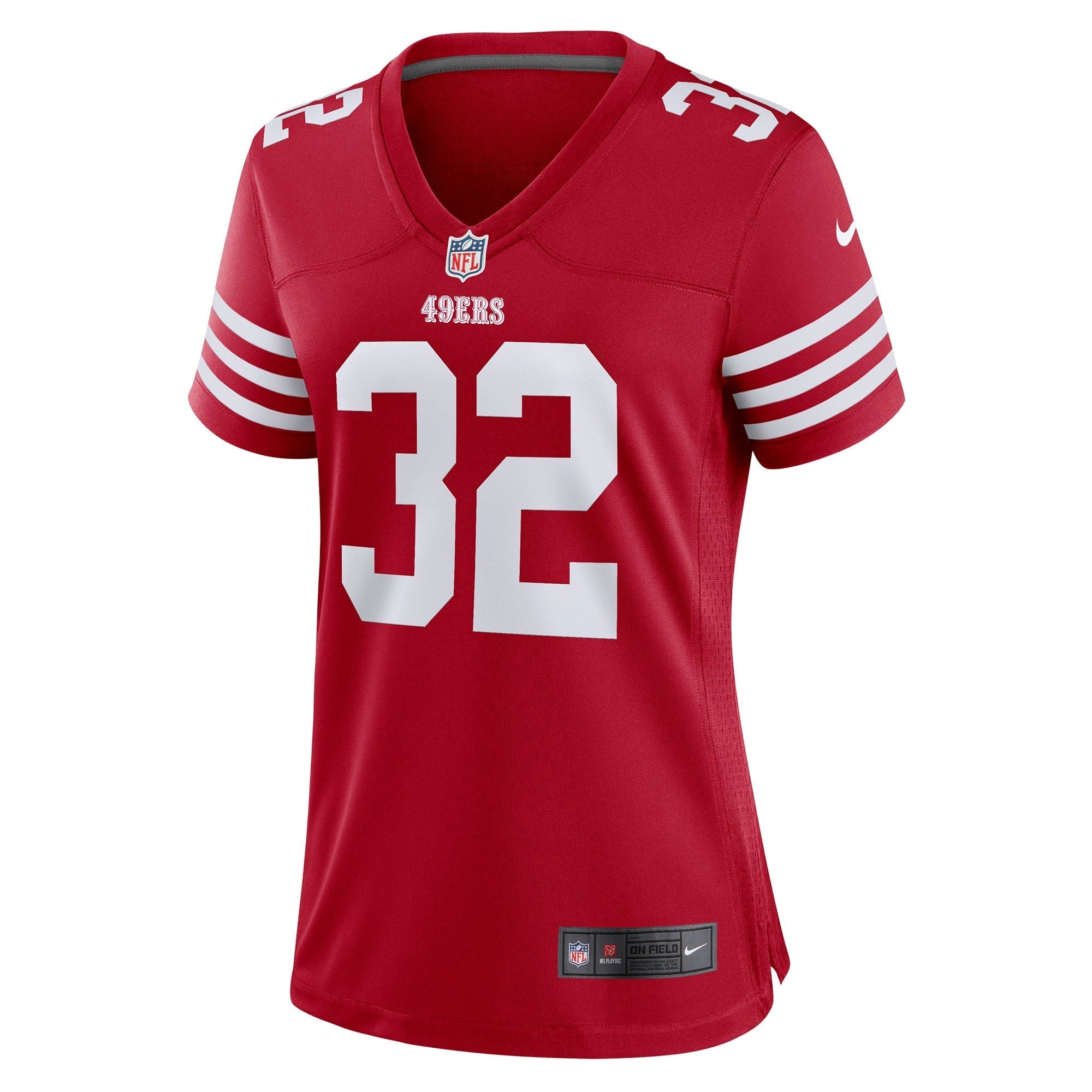Women's Nike Tyrion Davis-Price Scarlet San Francisco 49ers Game Player Jersey - vstockx
