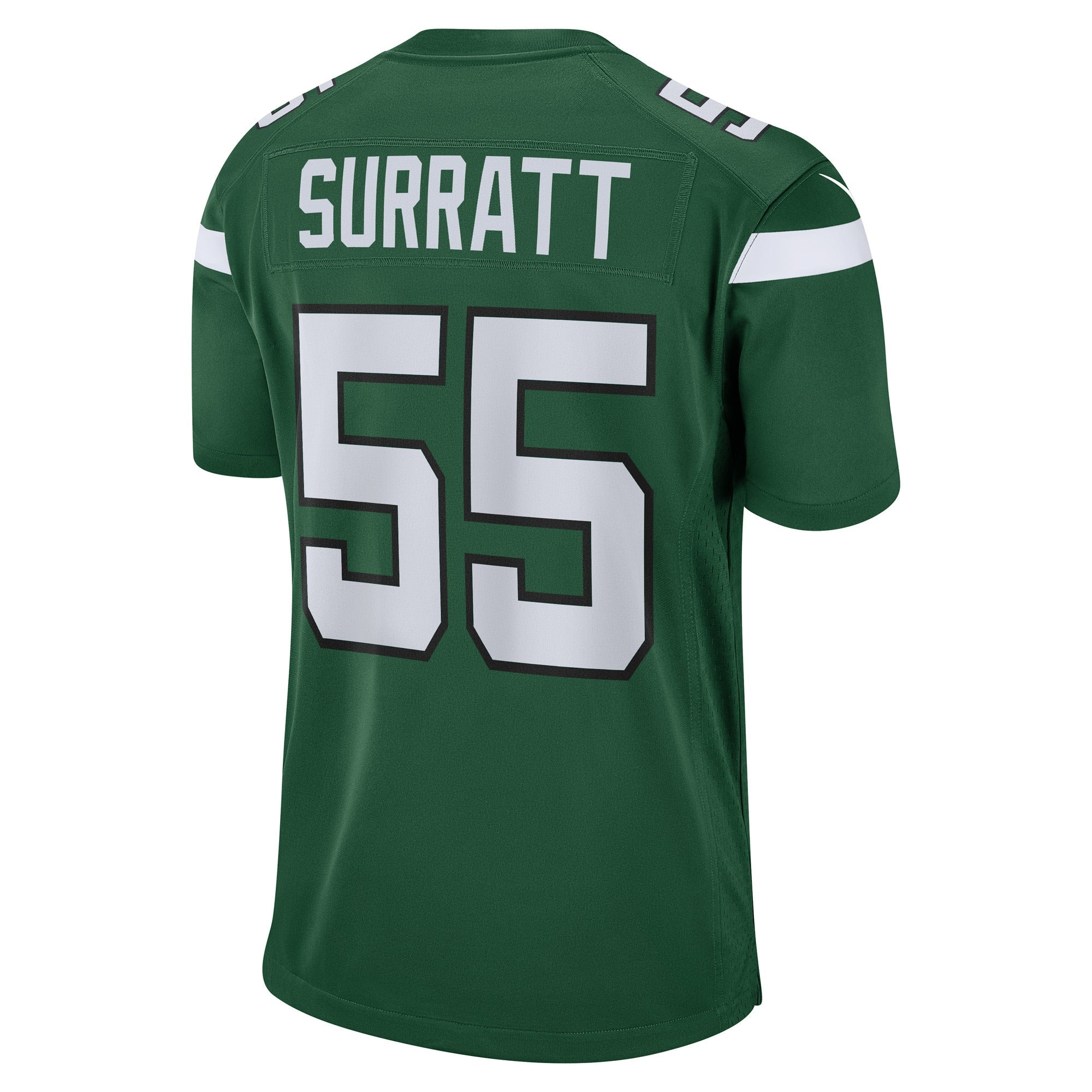 Men's Nike Chazz Surratt Gotham Green New York Jets Game Player Jersey - vstockx
