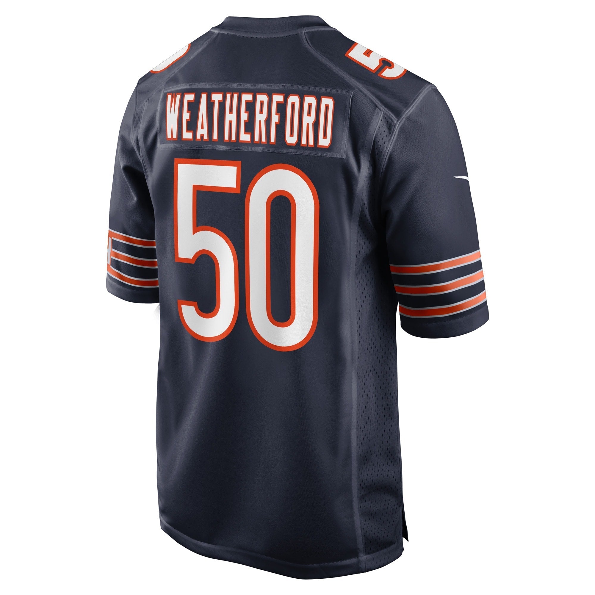 Men's Nike Sterling Weatherford Navy Chicago Bears Game Player Jersey - vstockx