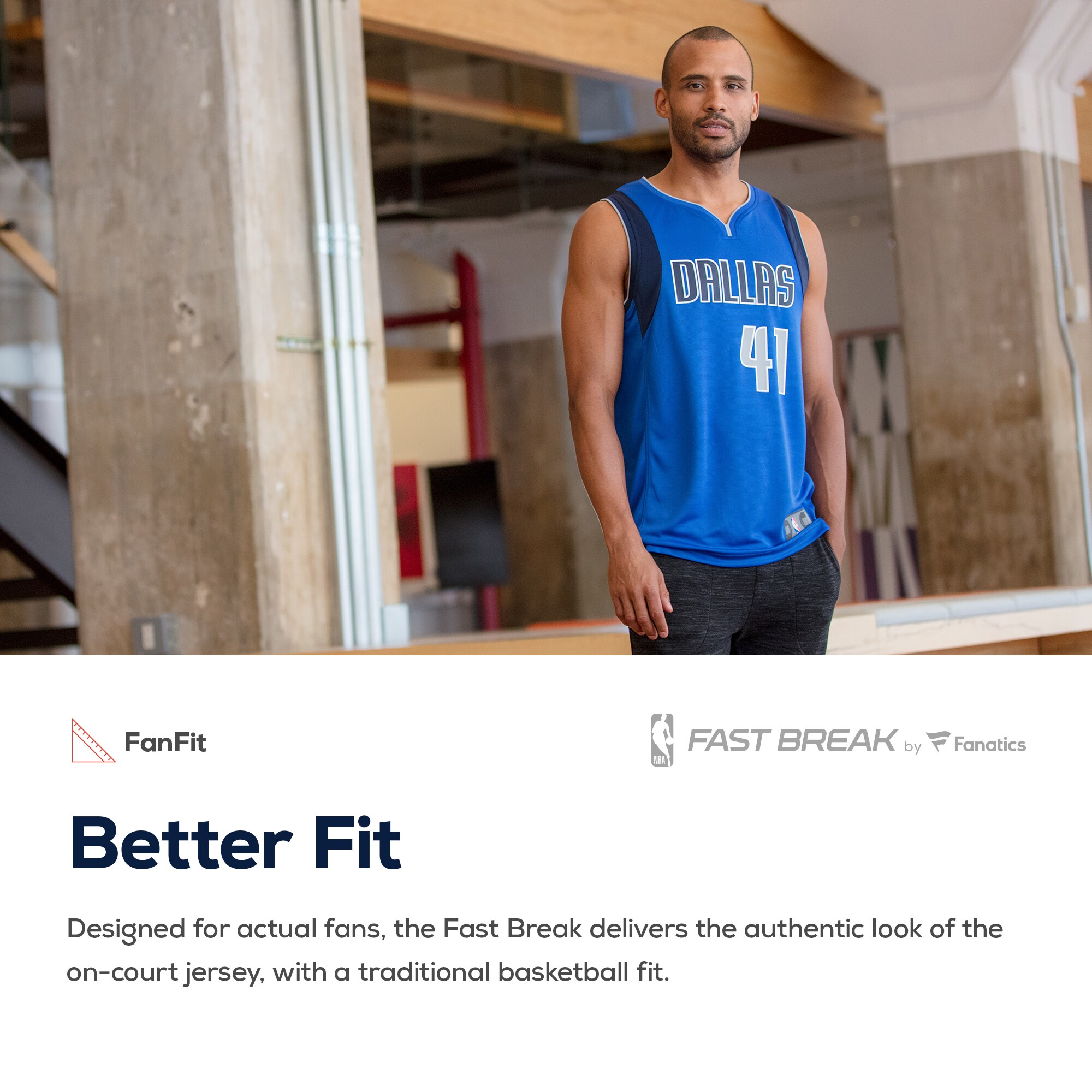 Luka Doncic Dallas Mavericks Fanatics Branded Fast Break Men's Replica Jersey - Association Edition - White - vstockx