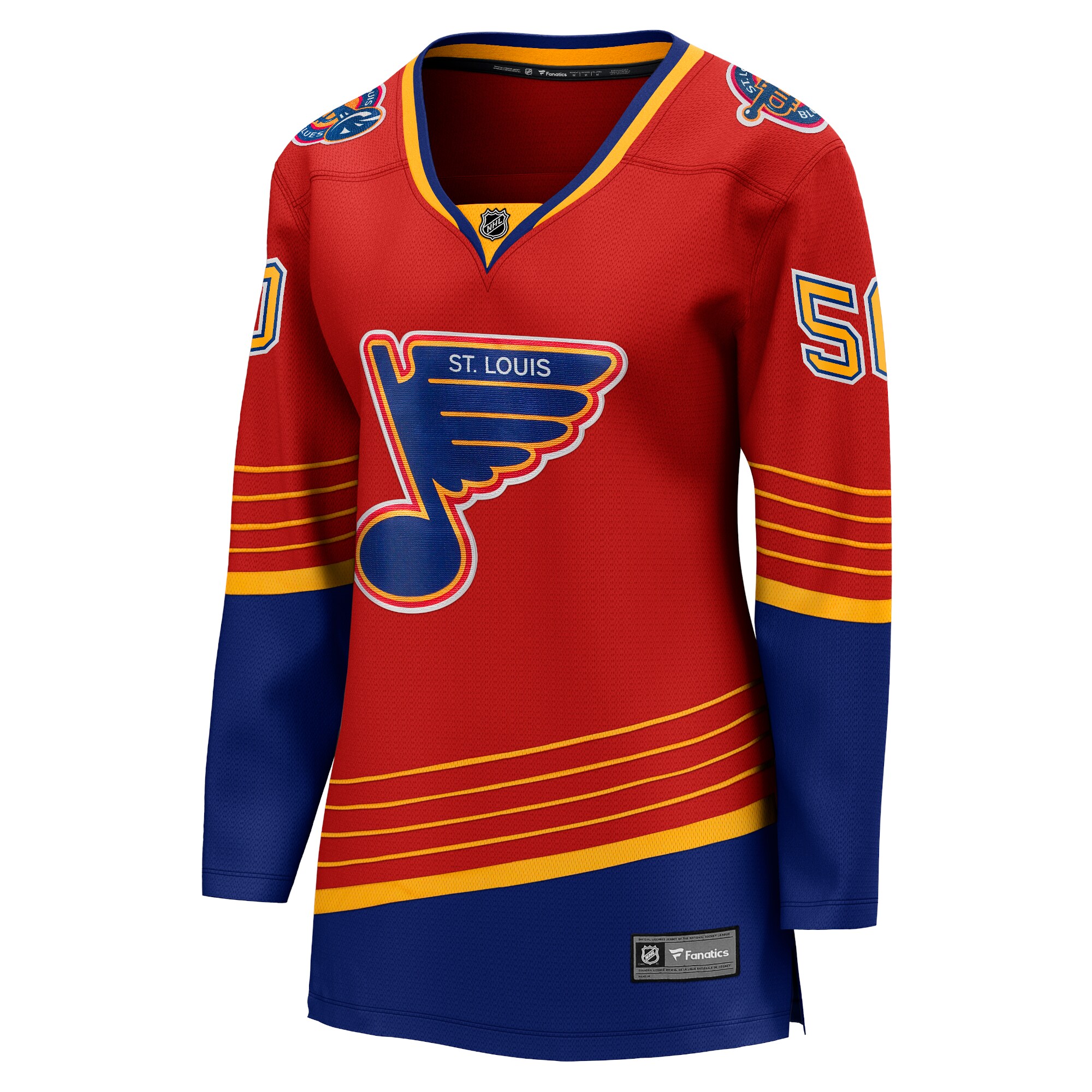 Jordans Binnington St. Louis Blues Fanatics Branded Women's 2020/21 Special Edition Breakaway Player Jersey - Red - vstockx