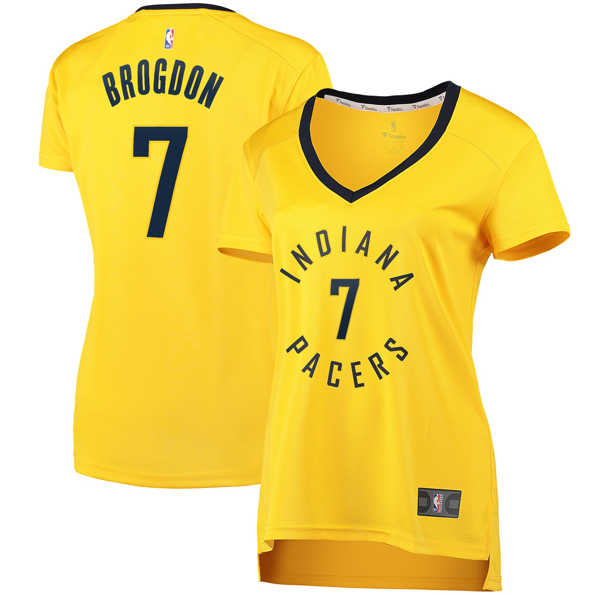 Malcolm Brogdon Indiana Pacers Fanatics Branded Women's Fast Break Replica Jersey Gold - Statement Edition - vstockx