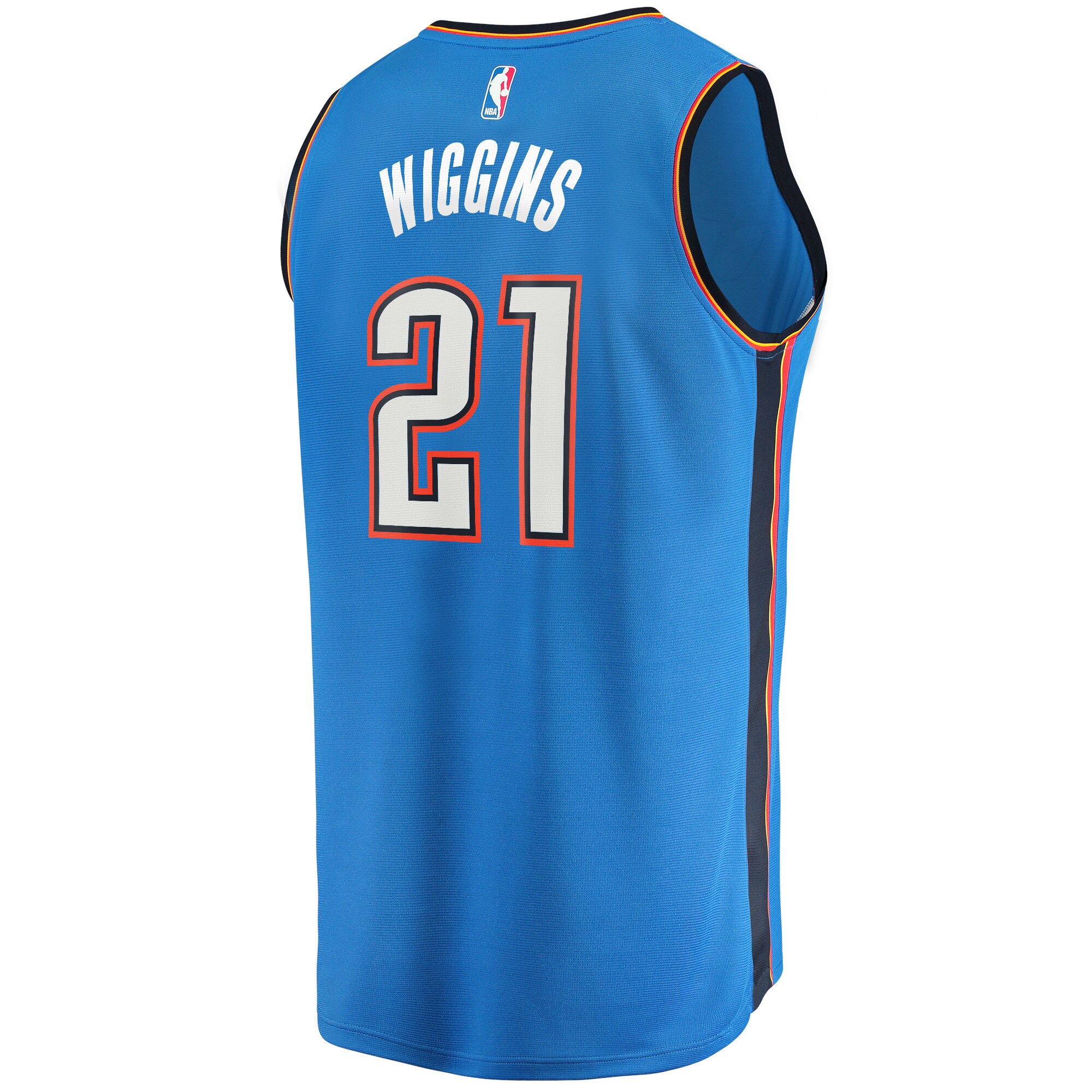 Aaron Wiggins Oklahoma City Thunder Fanatics Branded 2021/22 Fast Break Replica Jersey - Icon Edition - Blue - vstockx