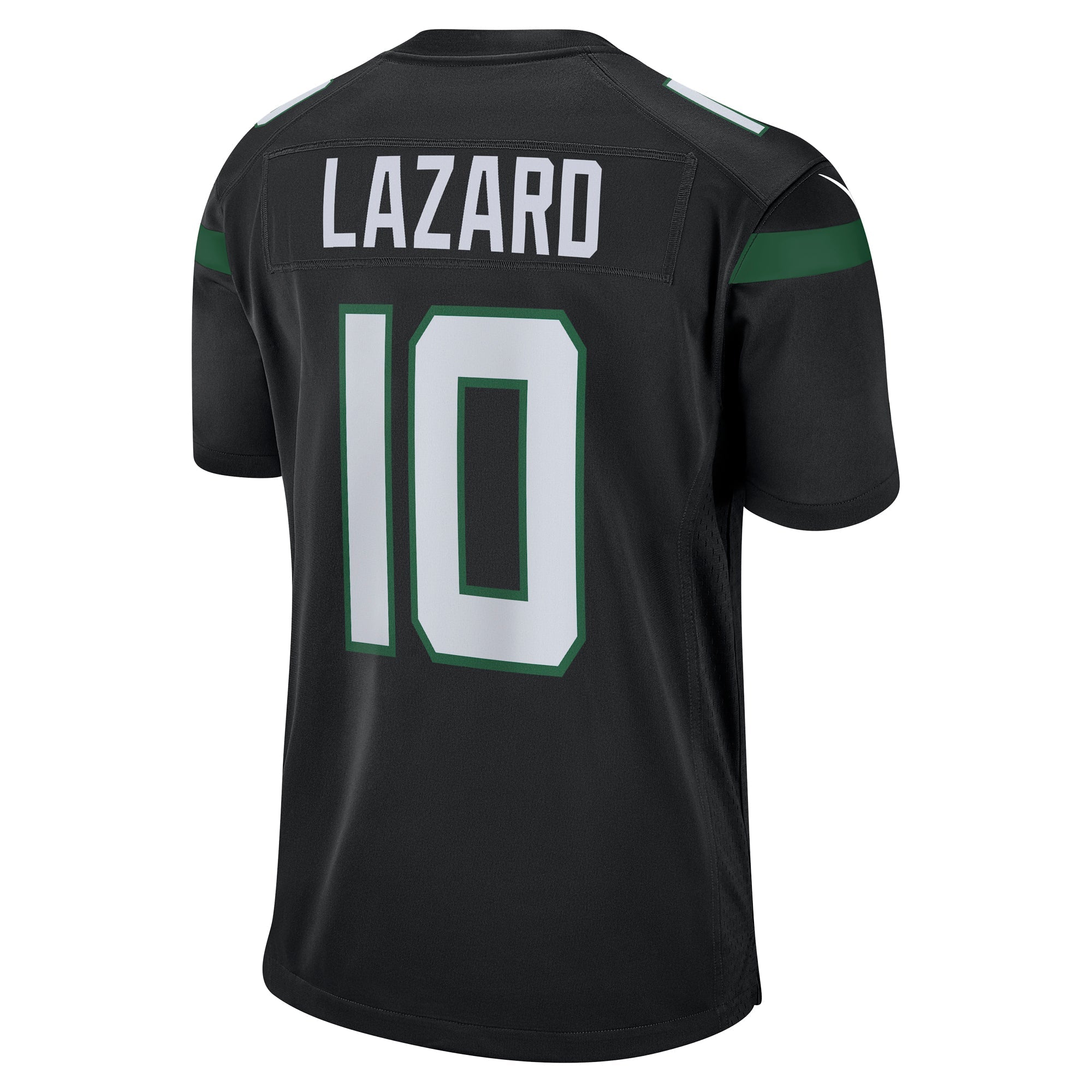 Men's Nike Allen Lazard Stealth Black New York Jets Alternate Game Jersey - vstockx