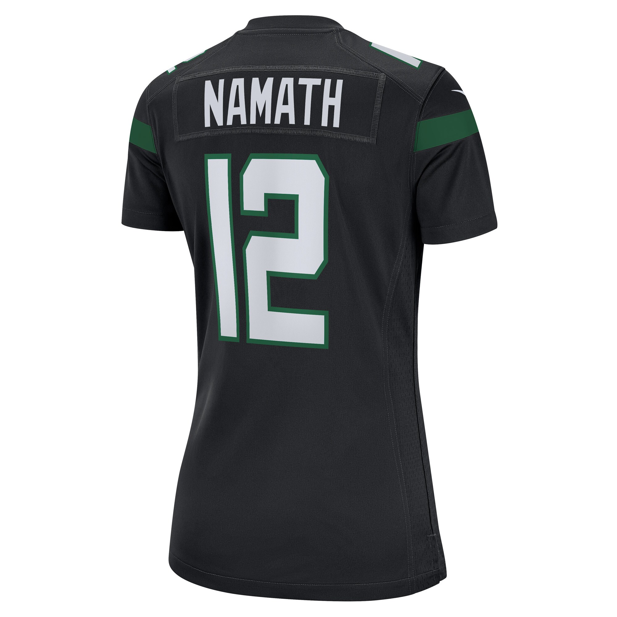 Joe Namath New York Jets Nike Women's Retired Player Jersey - Black - vstockx