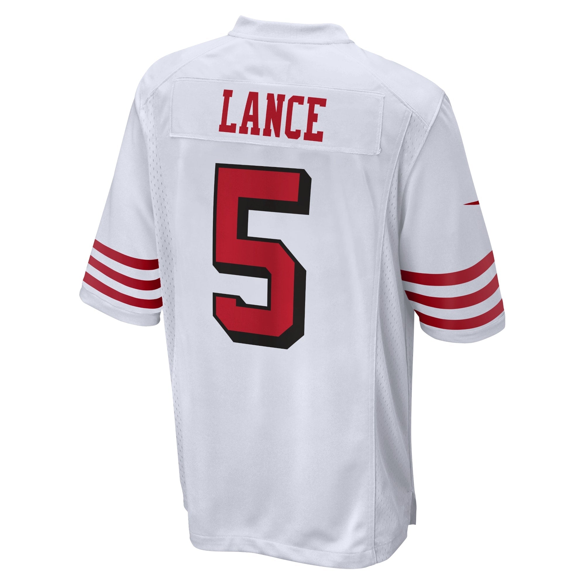 Men's Nike Trey Lance White San Francisco 49ers Alternate Game Jersey - vstockx