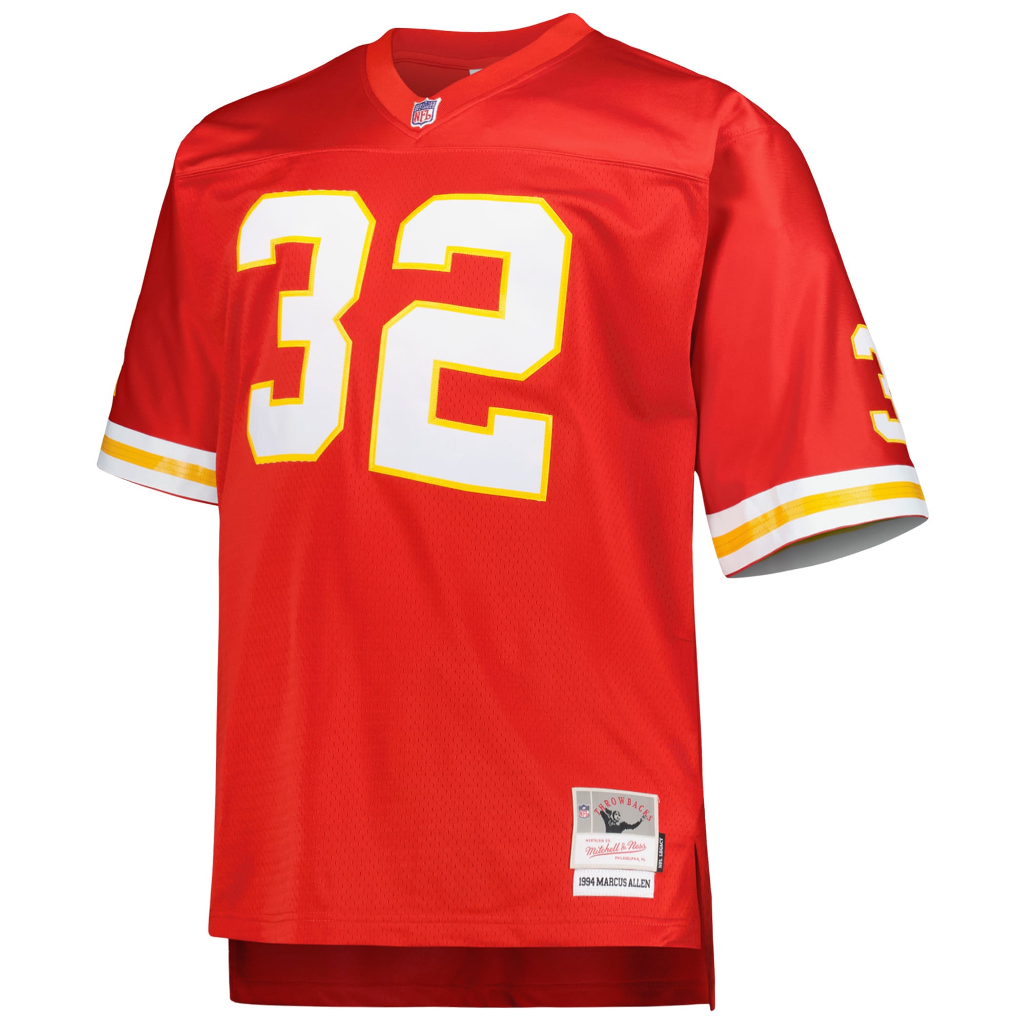 Marcus Allen Kansas City Chiefs Mitchell & Ness Big & Tall 1994 Retired Player Replica Jersey - Red - vstockx