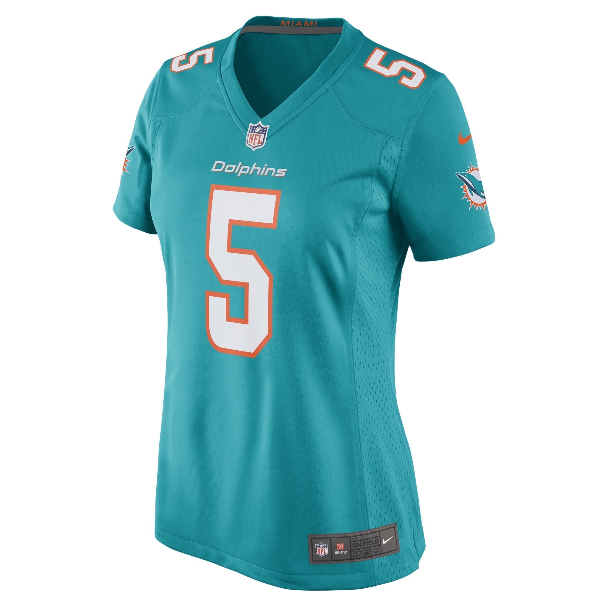 Women's Nike Teddy Bridgewater Aqua Miami Dolphins Game Jersey - vstockx